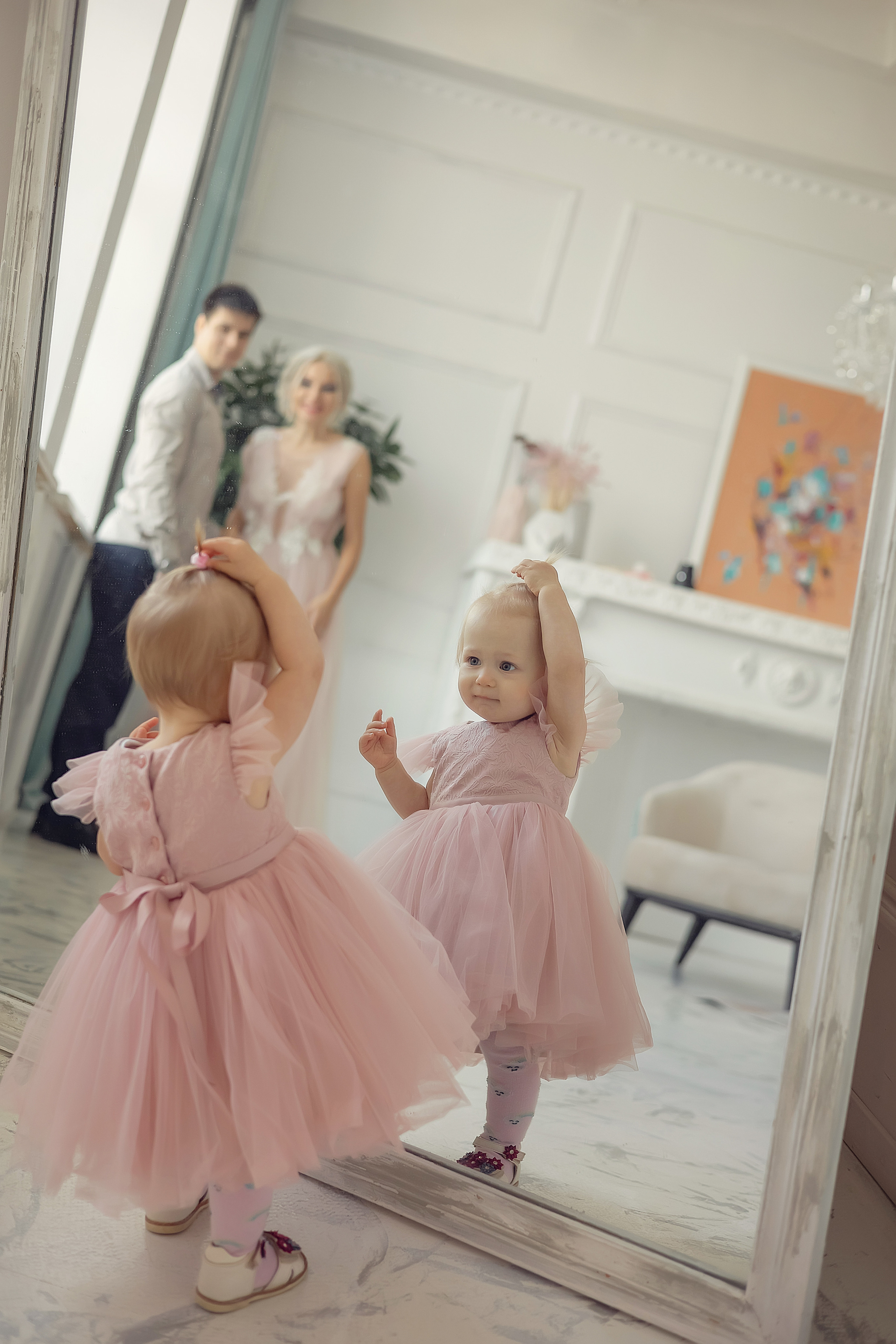 Семейная фотосъемка в честь дня рождения годовалой доченьки. Семейный и детский фотограф в Перми Мария Карабатова