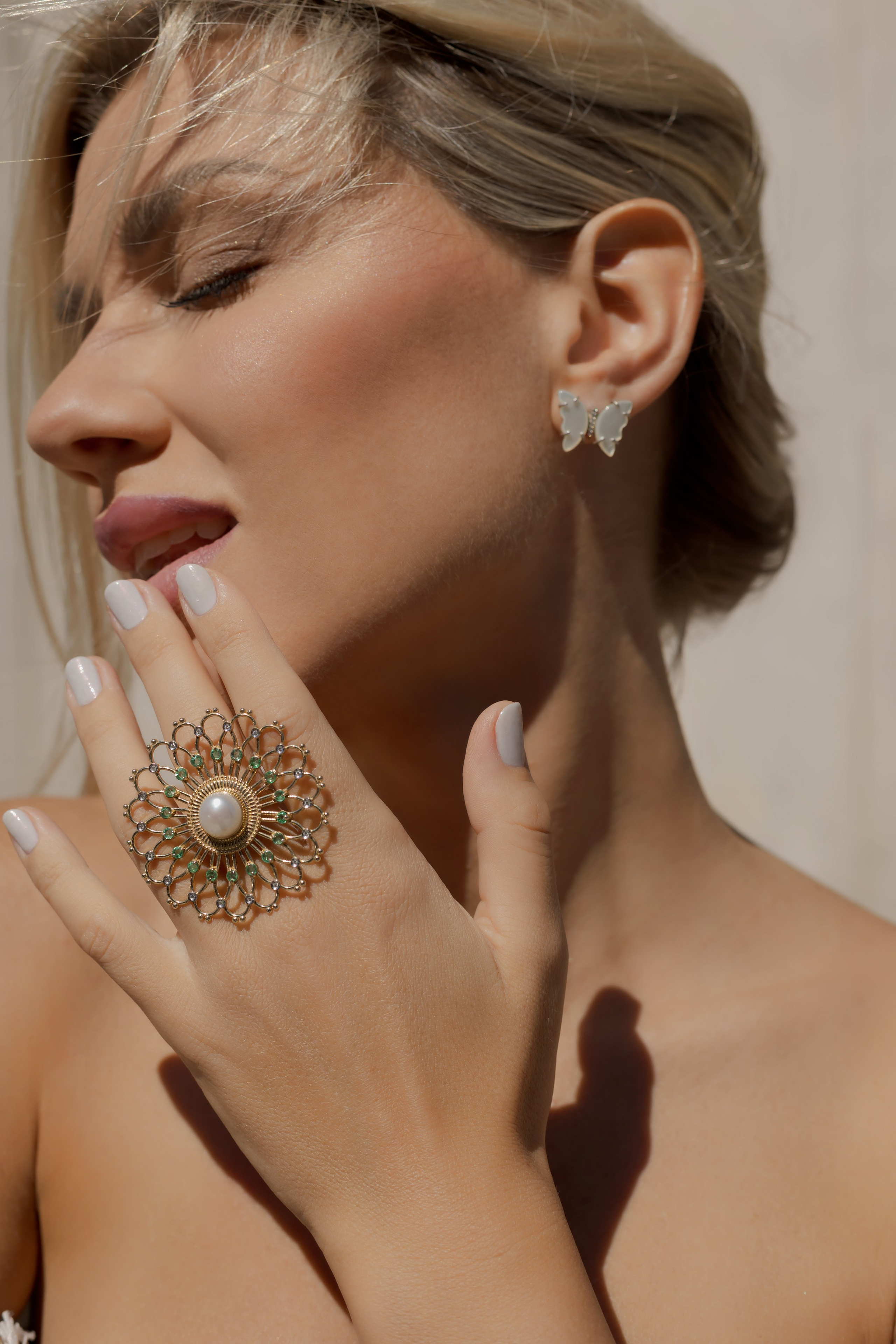 Фотосессия для ювелирного бренда. Портретный фотограф Санкт-Петербург Москва Андронова Юлия