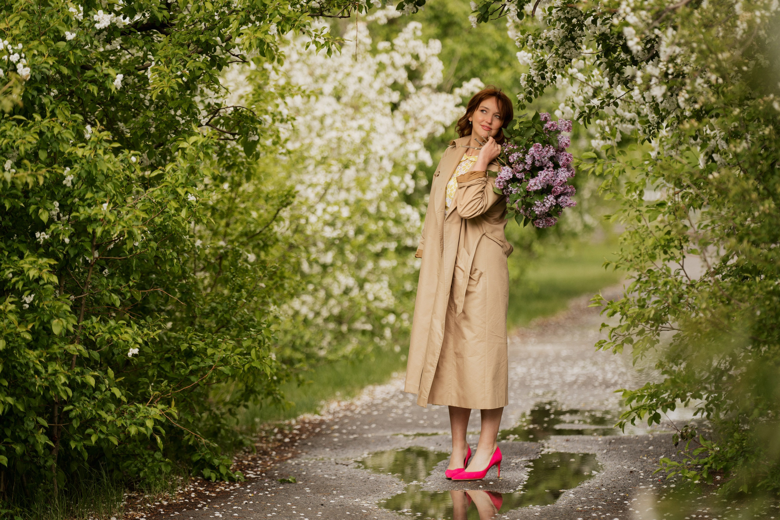 Юля (съемка в яблонях). Kameramotor74