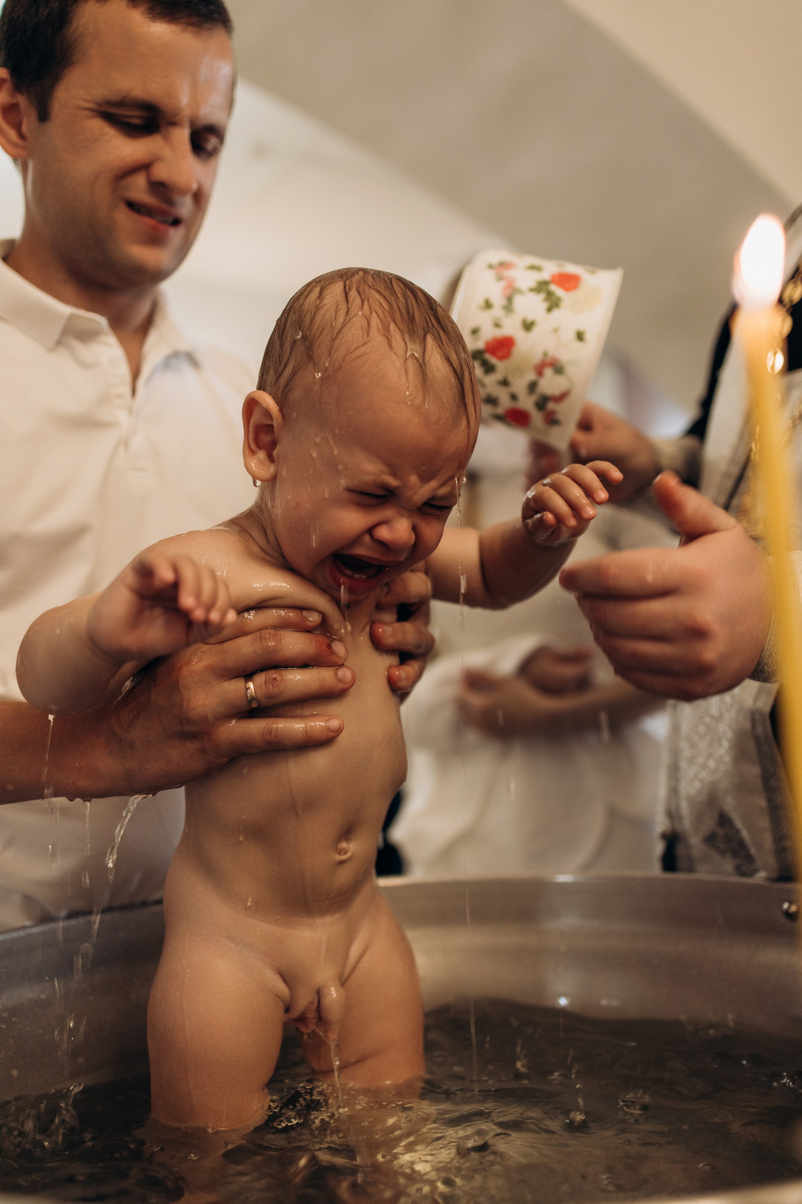 Крещение Радмира. Самый теплый фотограф в Краснодаре Рябоконь Ксения