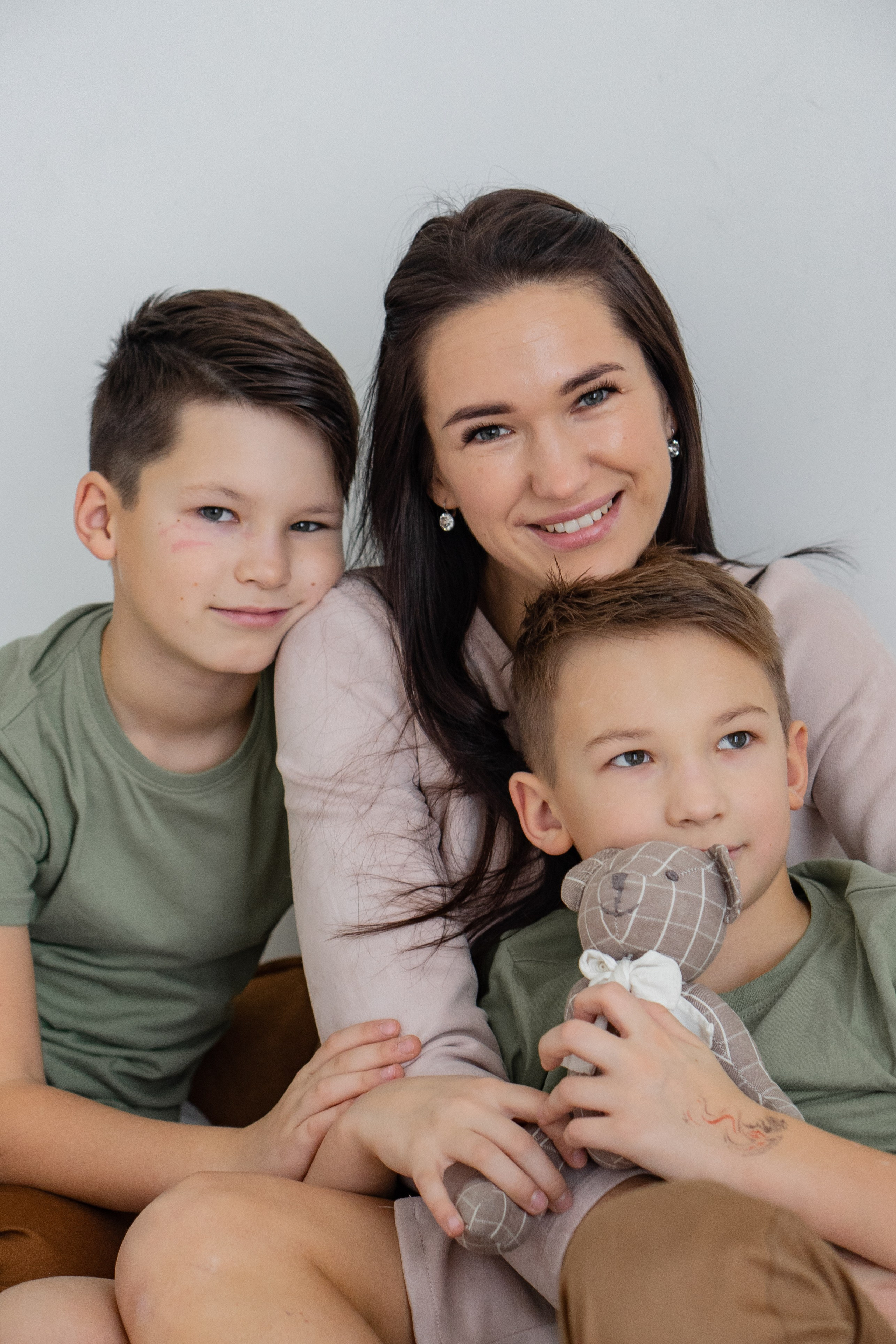 Семья Н. в фотостудии. Фотограф Ольга Игорева