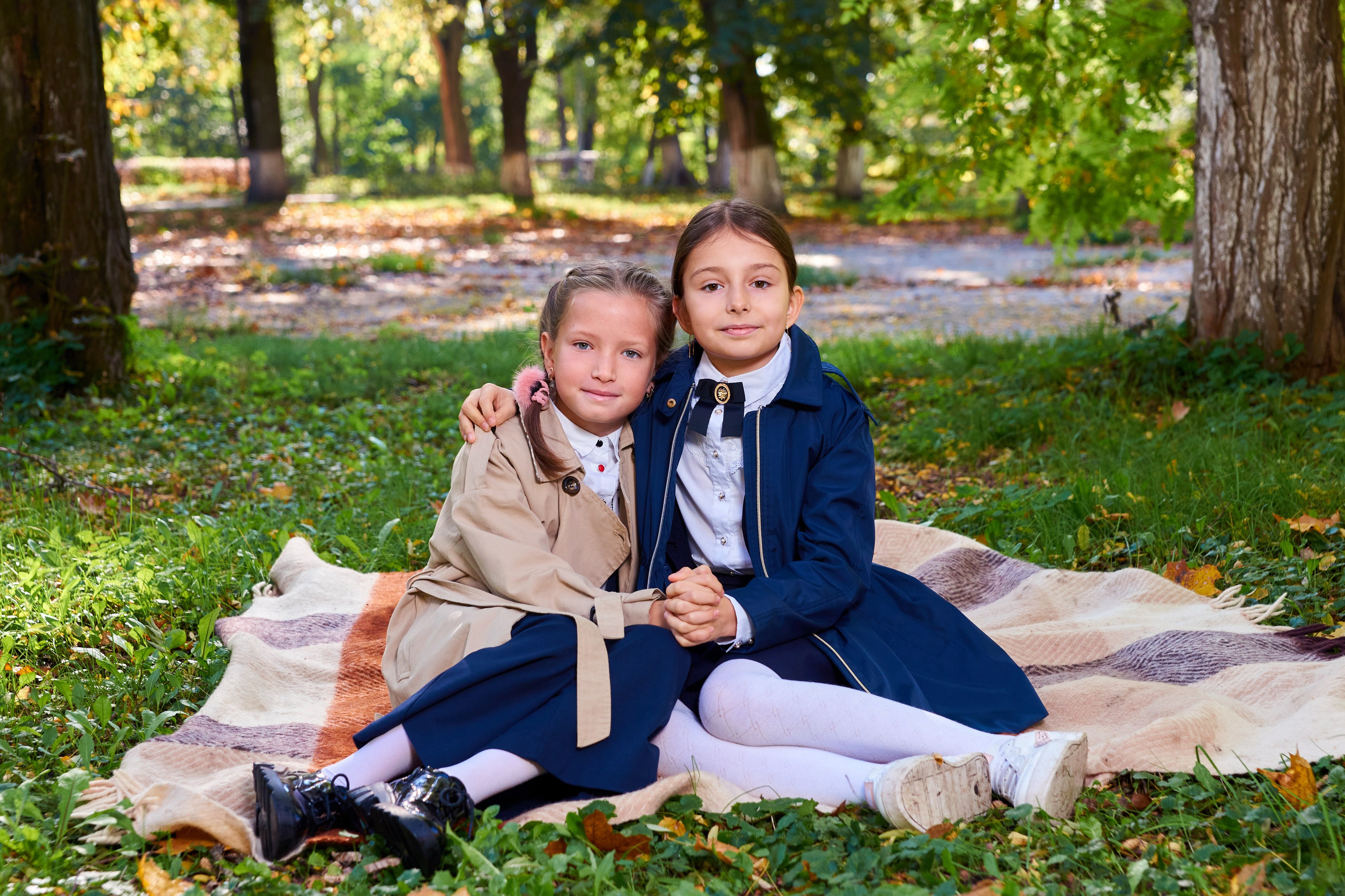 Съёмка в парке осенью. 4 класс. Childrenfoto.ru