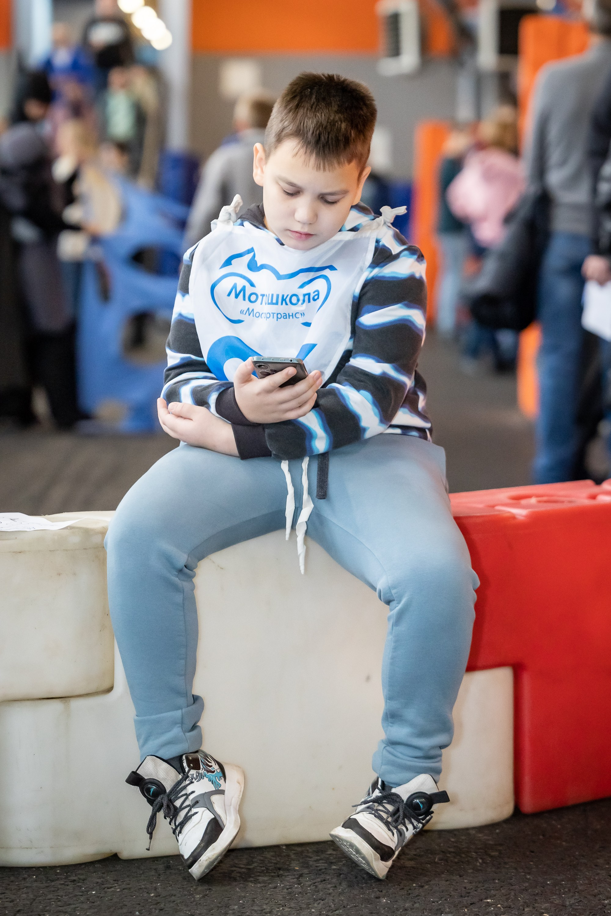 Соревнования в Мотошколе «Мосгортранс». Фотограф Владимир Охрименко