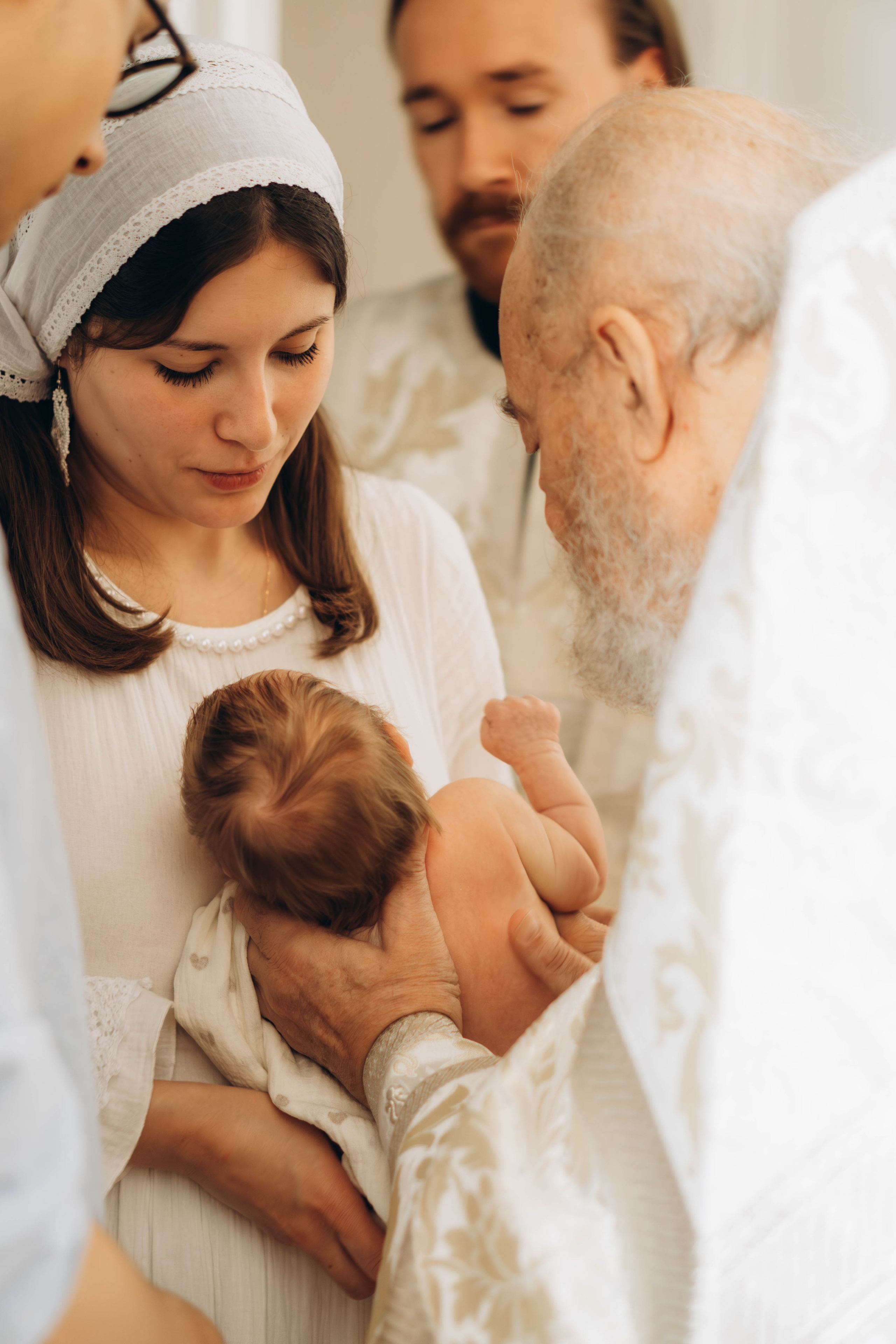 Крещение Миропии Лихов переулок ПСТГУ. Фотограф Москва Валерия Веденина