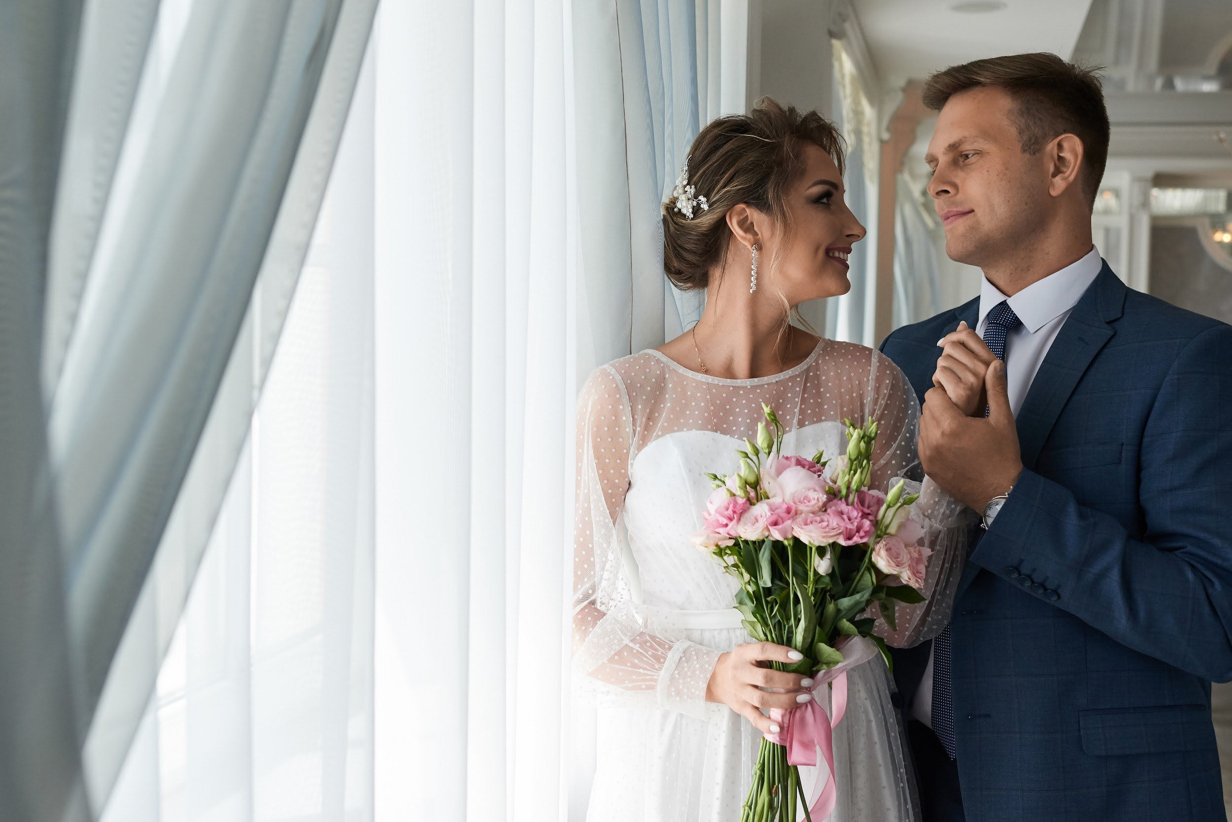 Свадебная фотосъемка в Петергофе. Свадебный фотограф в Санкт-Петербурге Петергофе Пушкине Саша Галлс / Александр Галлс