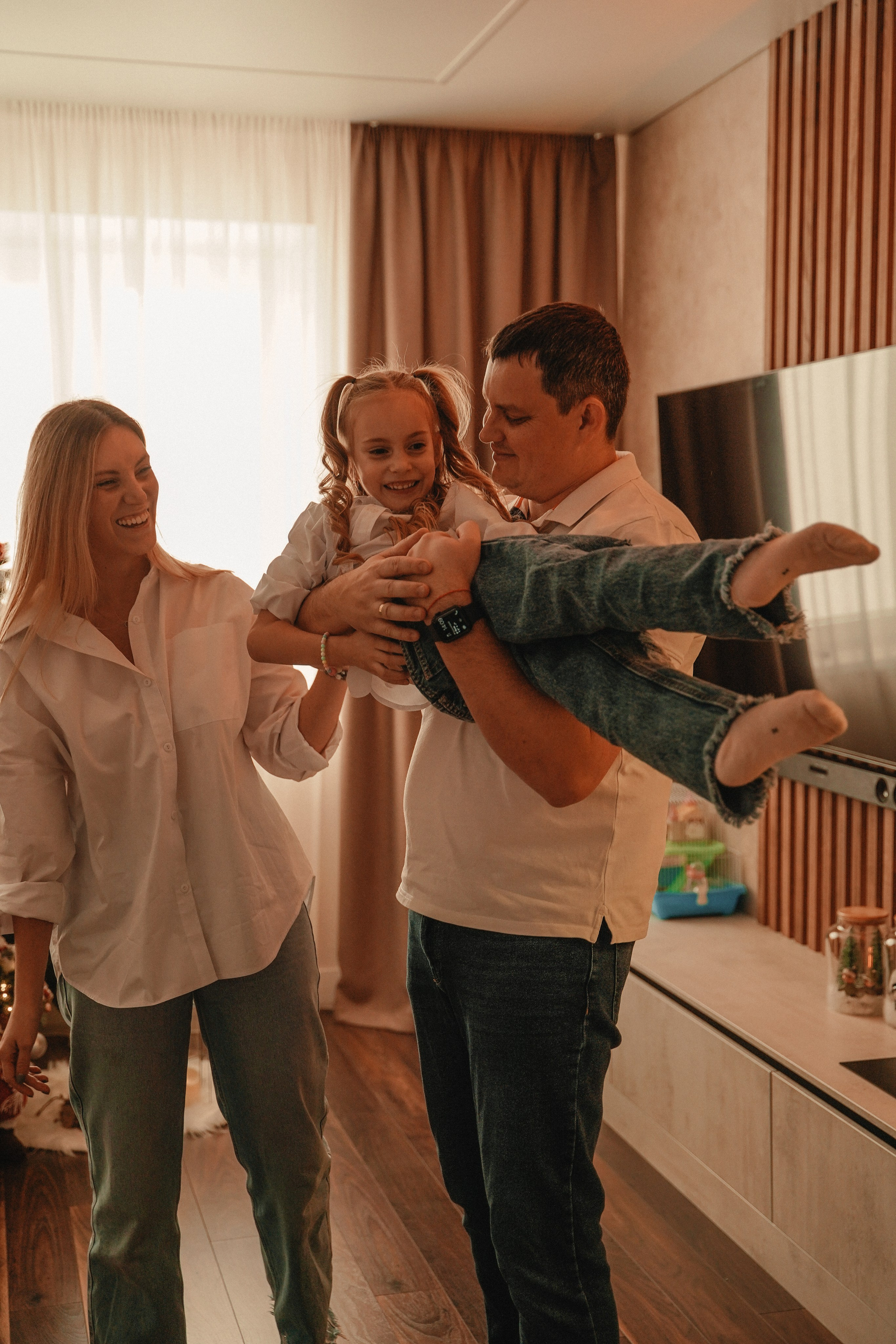 Домашняя Новогодняя фотосессия. Семейный и женский фотограф в Краснодаре Анастасия Приймак