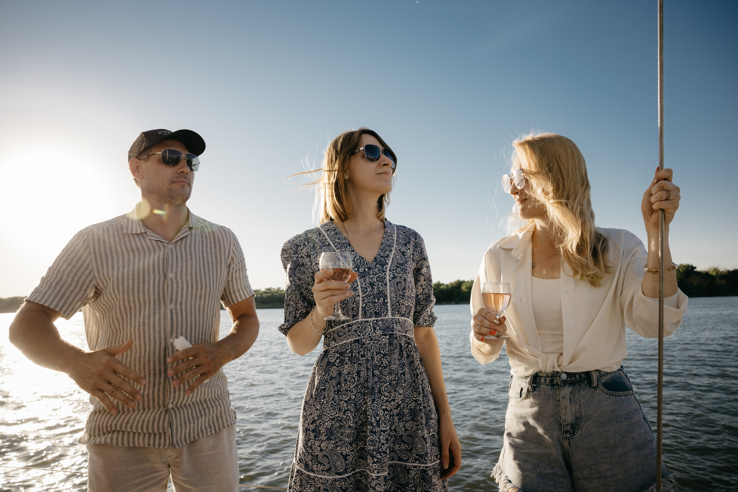 Прогулка на яхте. Фотограф Эдуарда Титанян