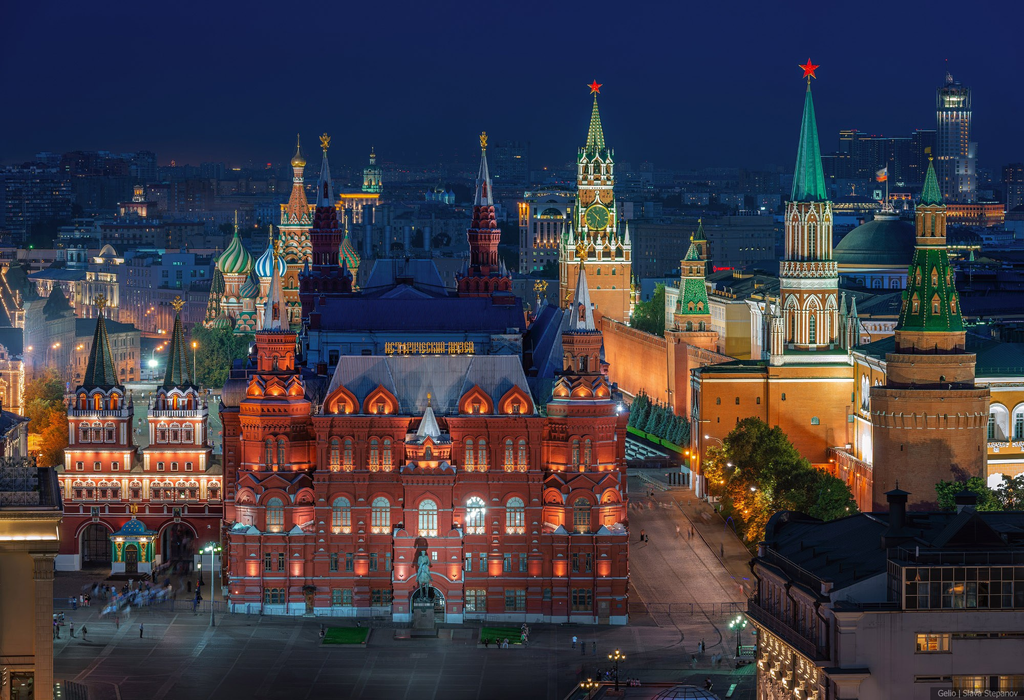 Москва с высоты. Фотограф Слава Степанов, Gelio