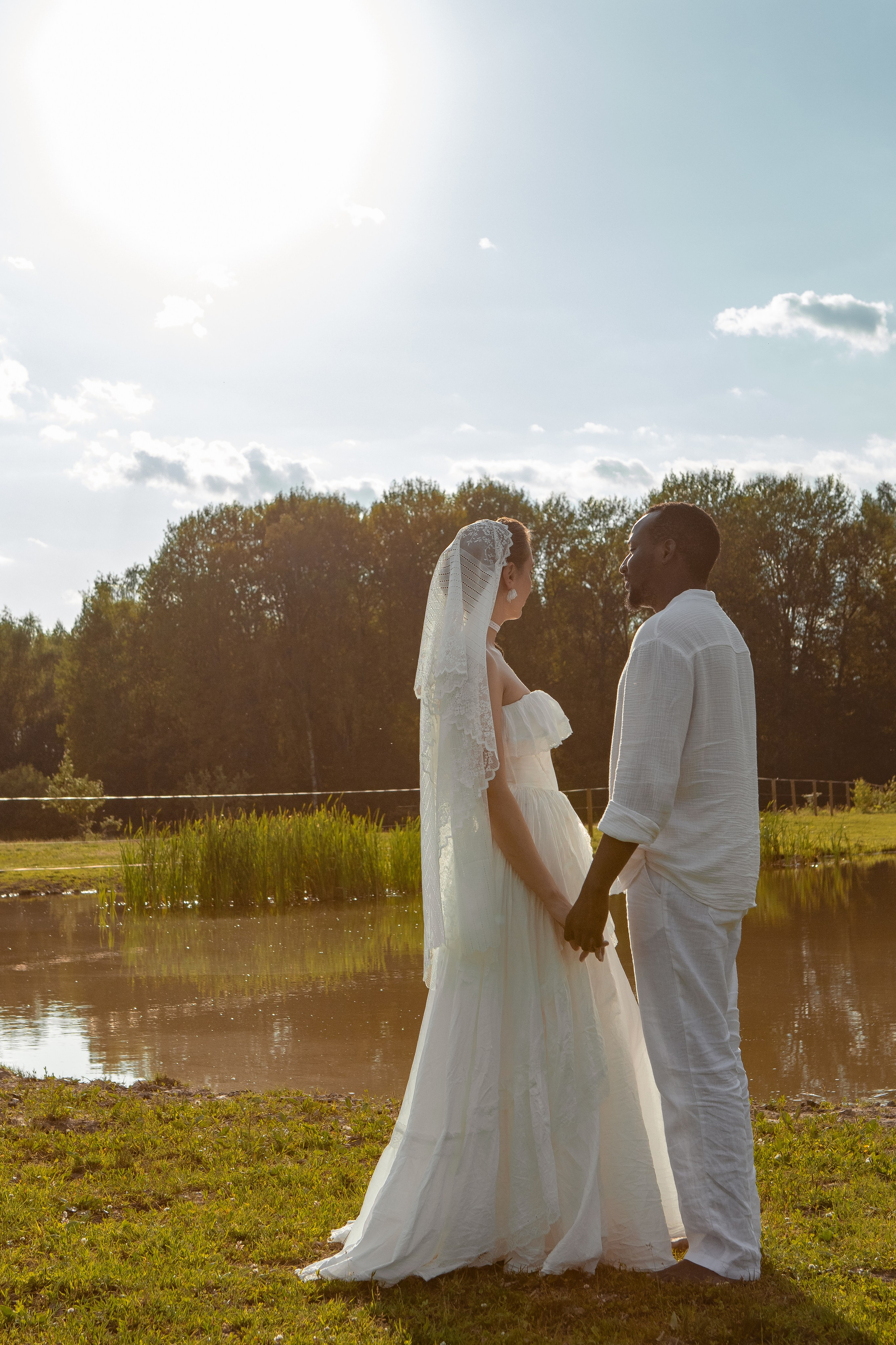 Необычная свадебная фотосессия в Москве с лошадьми