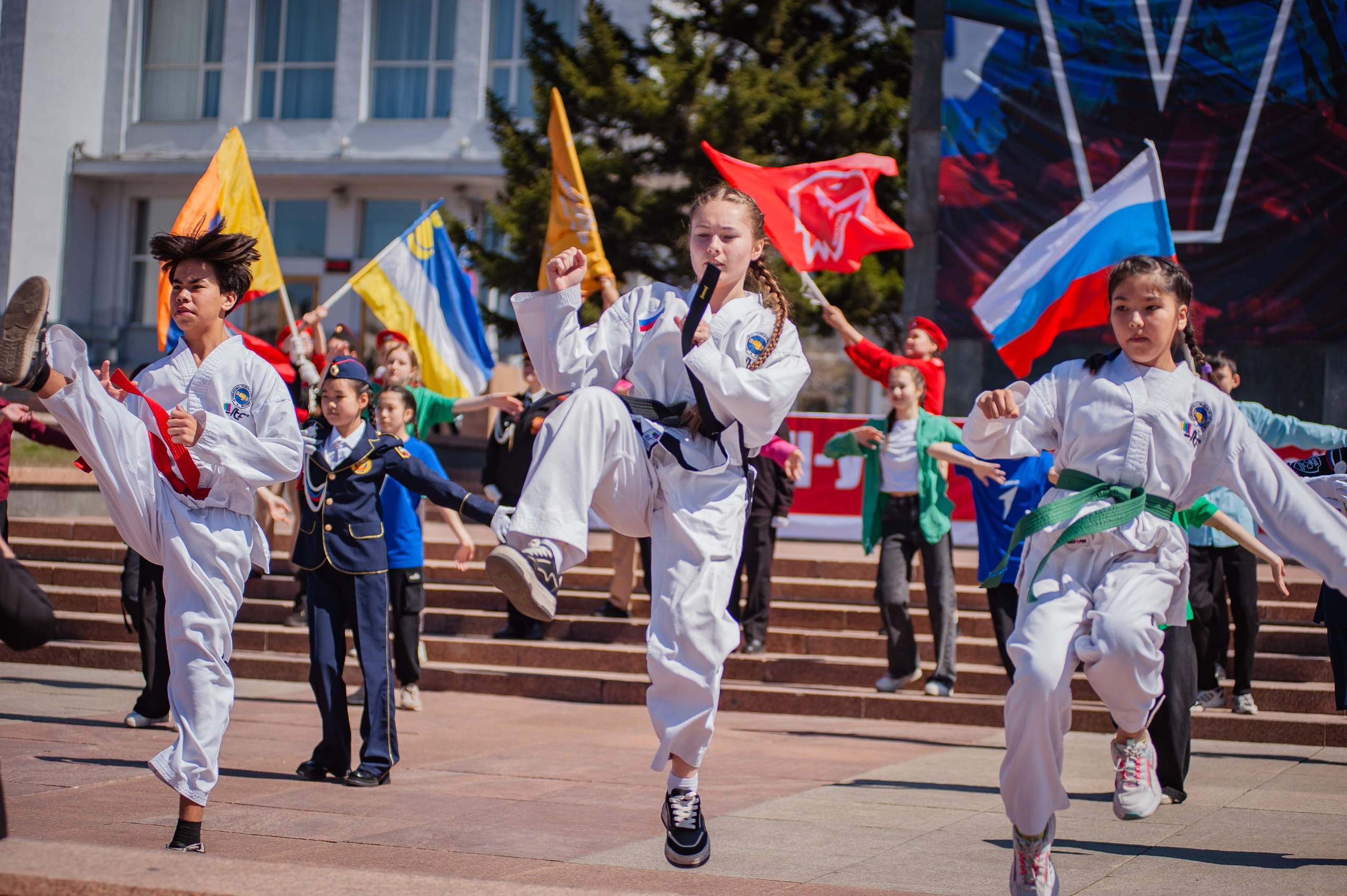 8 Мая. Парад ЮнАрмии. Андреева Александра фотограф в г. Улан-Удэ