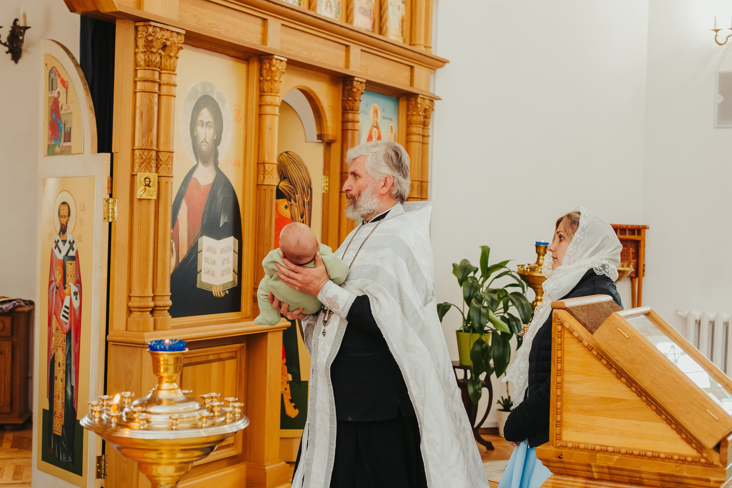 Фотосъемка крещения ребенка. Фотограф новорожденных и детский в Сергиевом Посаде Кругликова Юлия