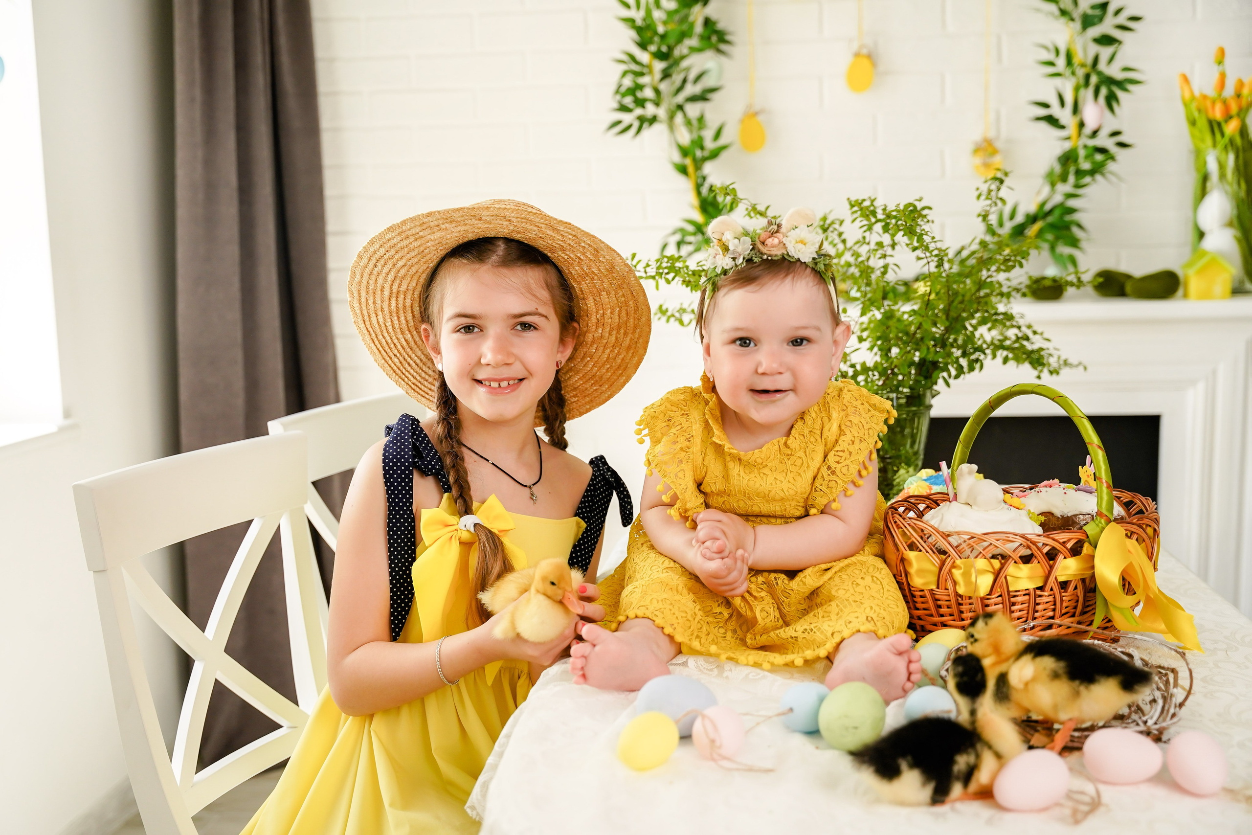 ПРОЕКТ «ПАСХАЛЬНЫЙ» С УТЯТАМИ. Фотограф в Ялте Инна Найден. Детский и семейный фотограф