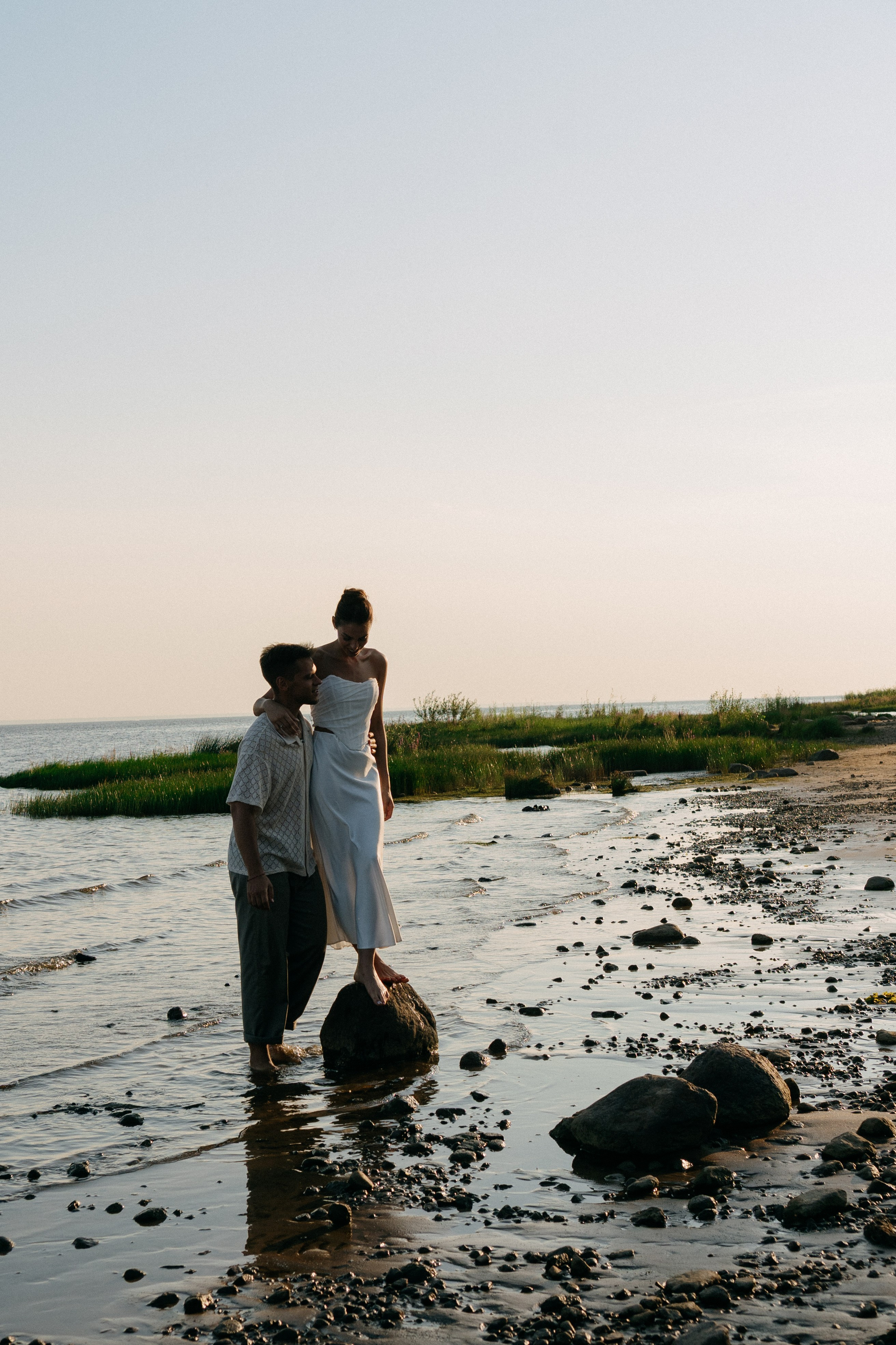 СВАДЕБНАЯ ФОТОСЕССИЯ ВЫЕЗДНОЙ ЦЕРЕМОНИИ (ФИНСКИЙ ЗАЛИВ). Профессиональный фотограф, Санкт-Петербург — Виктория Богомолова
