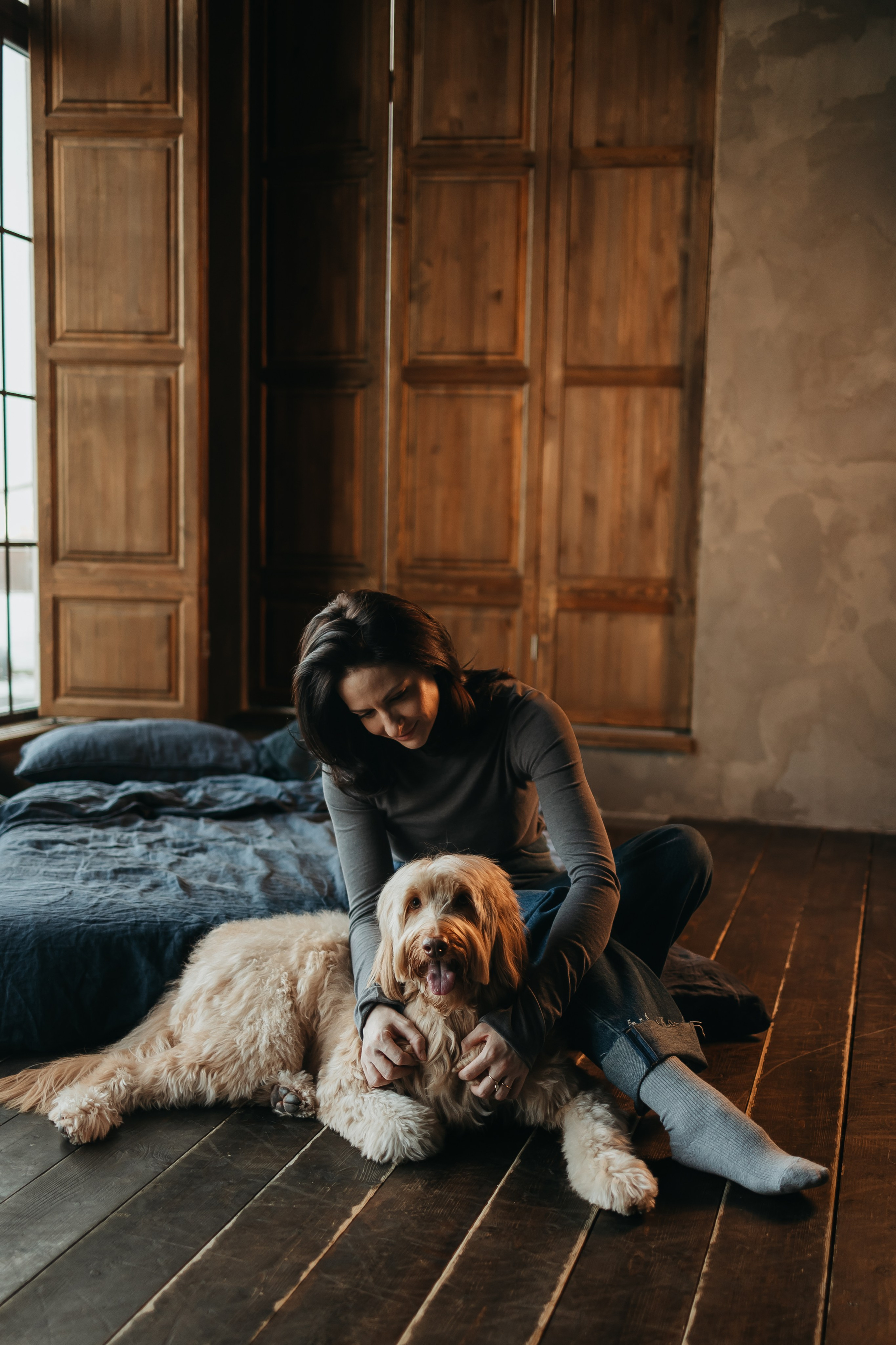 Алина и Фиби. Фотограф-анималист в Санкт-Петербурге Алина Яхонт