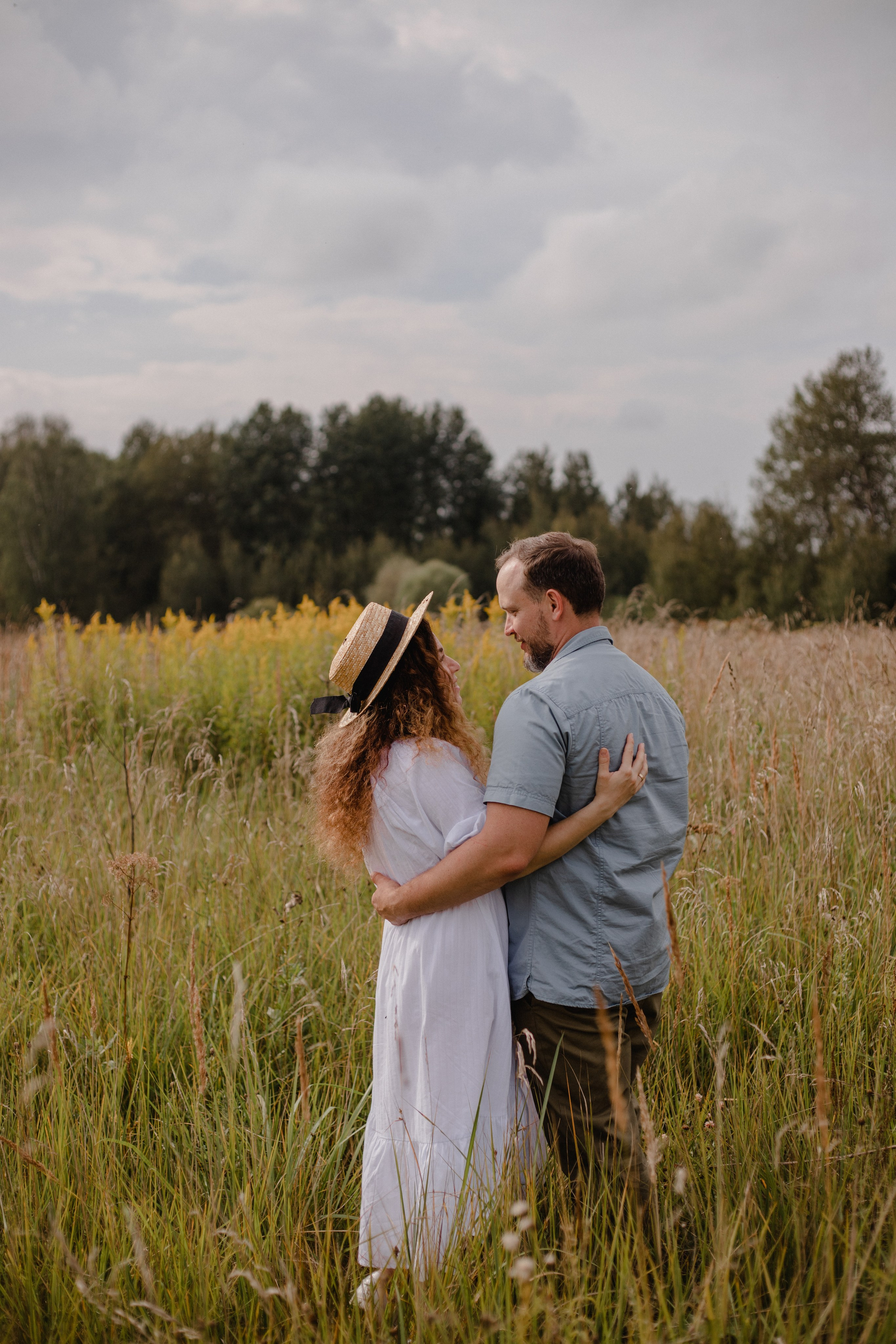 Семейная съёмка в поле