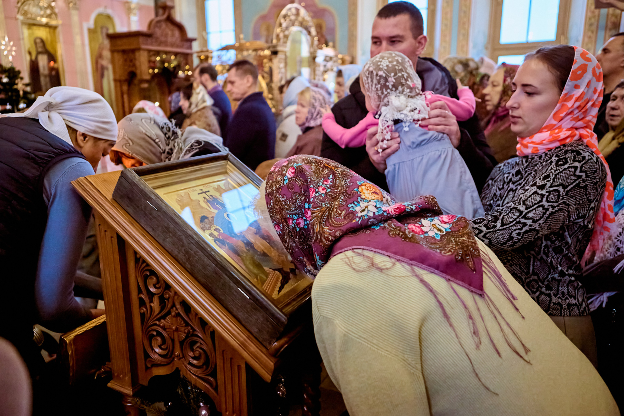 Фотографии во время богослужения