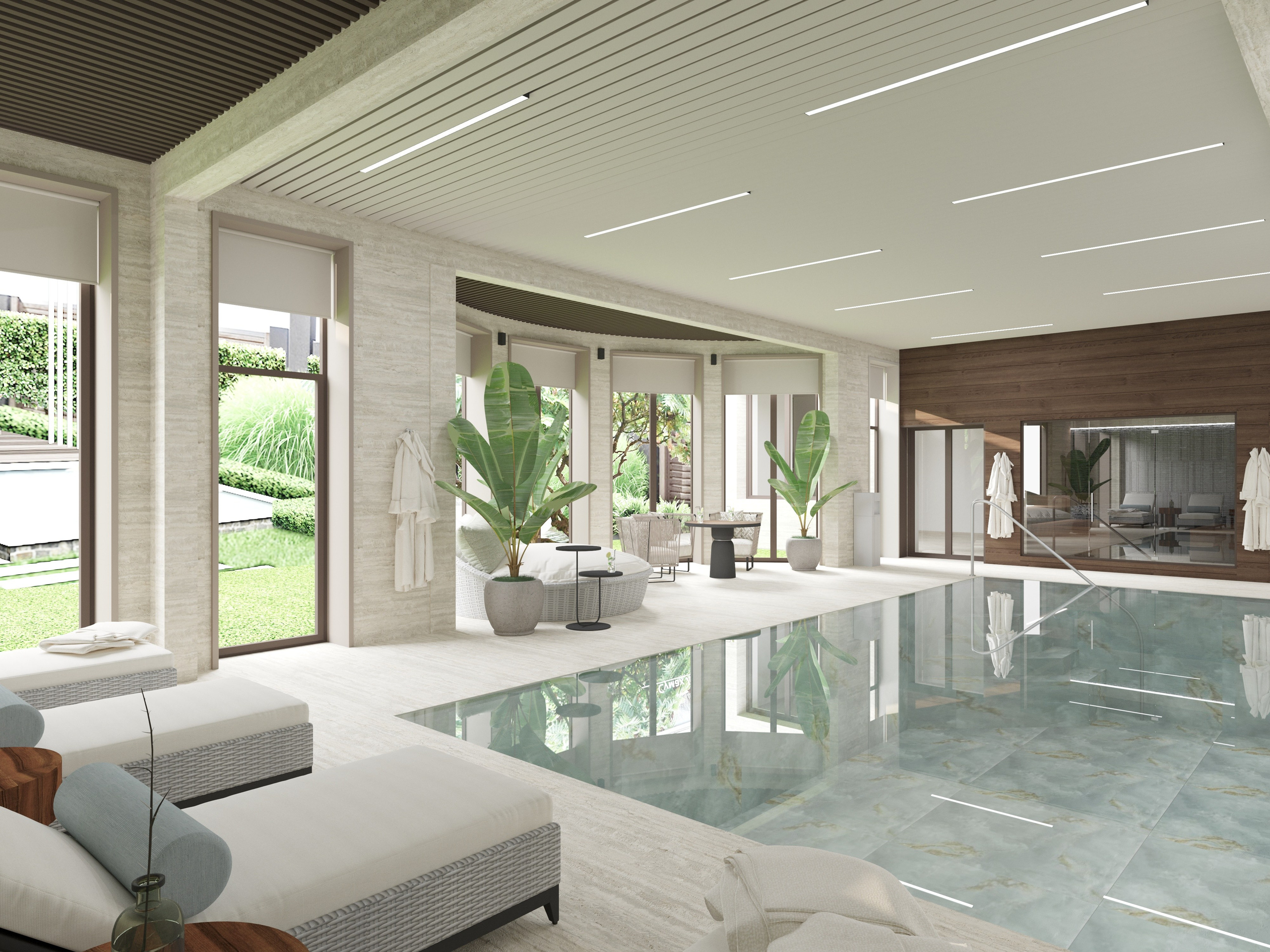 Частный «СПА». Архитектура, дизайн-интерьера, проектирование