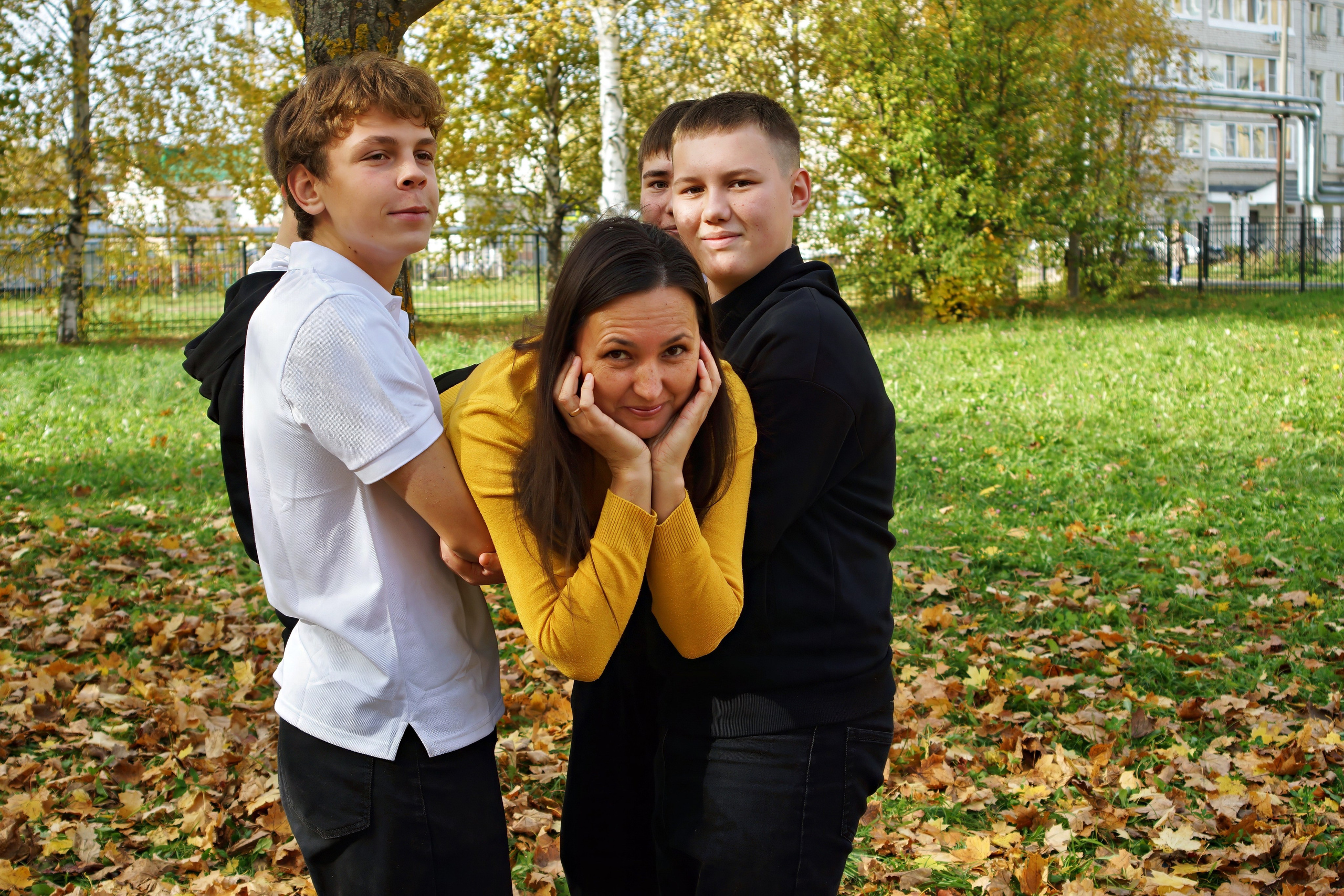 Осенняя фотосессия в школе г. Йошкар-Ола