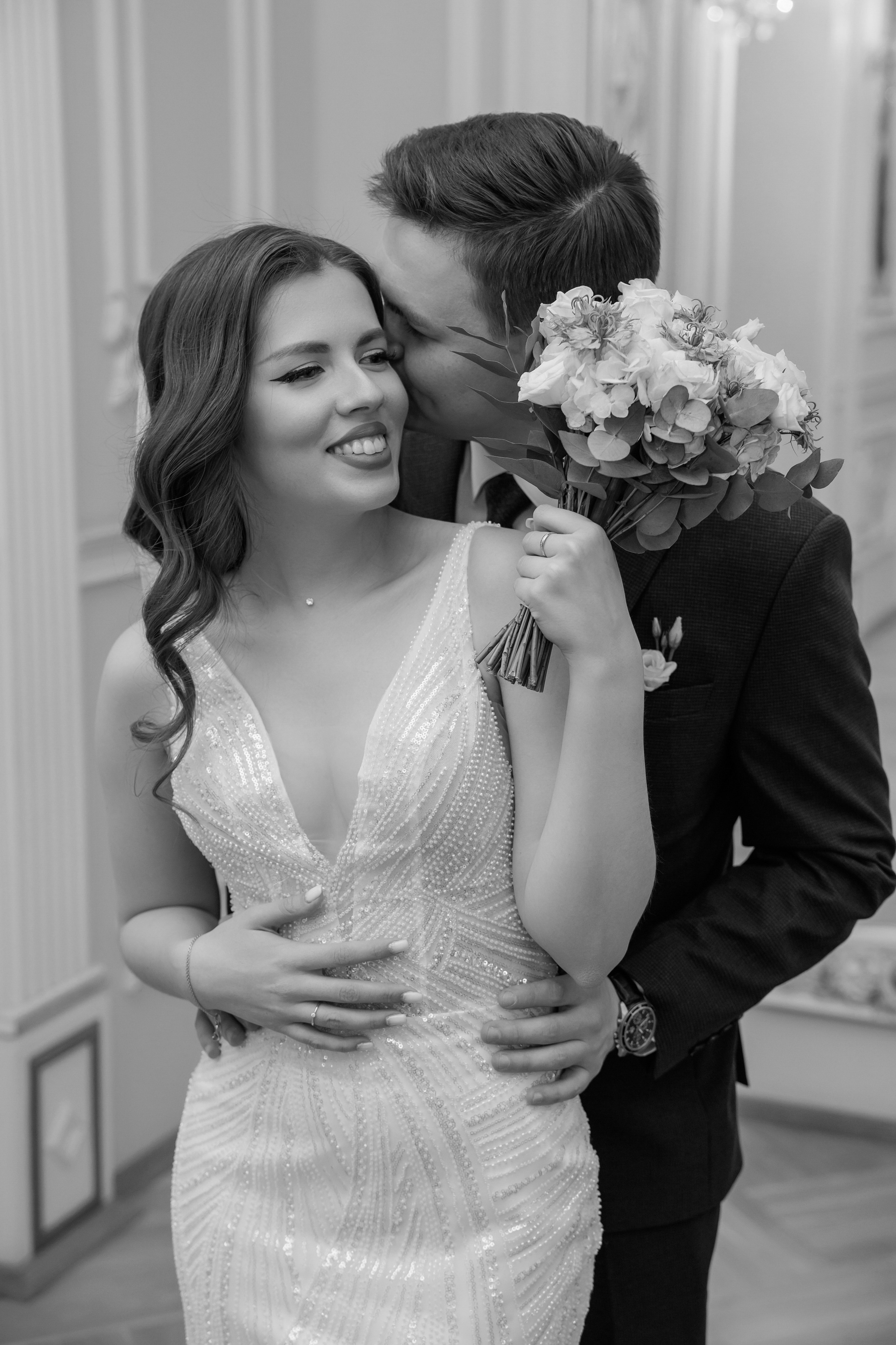 Даша и Дима, Грибоедовский ЗАГС. Свадебный и репортажный фотограф (Москва, Королев и другие)