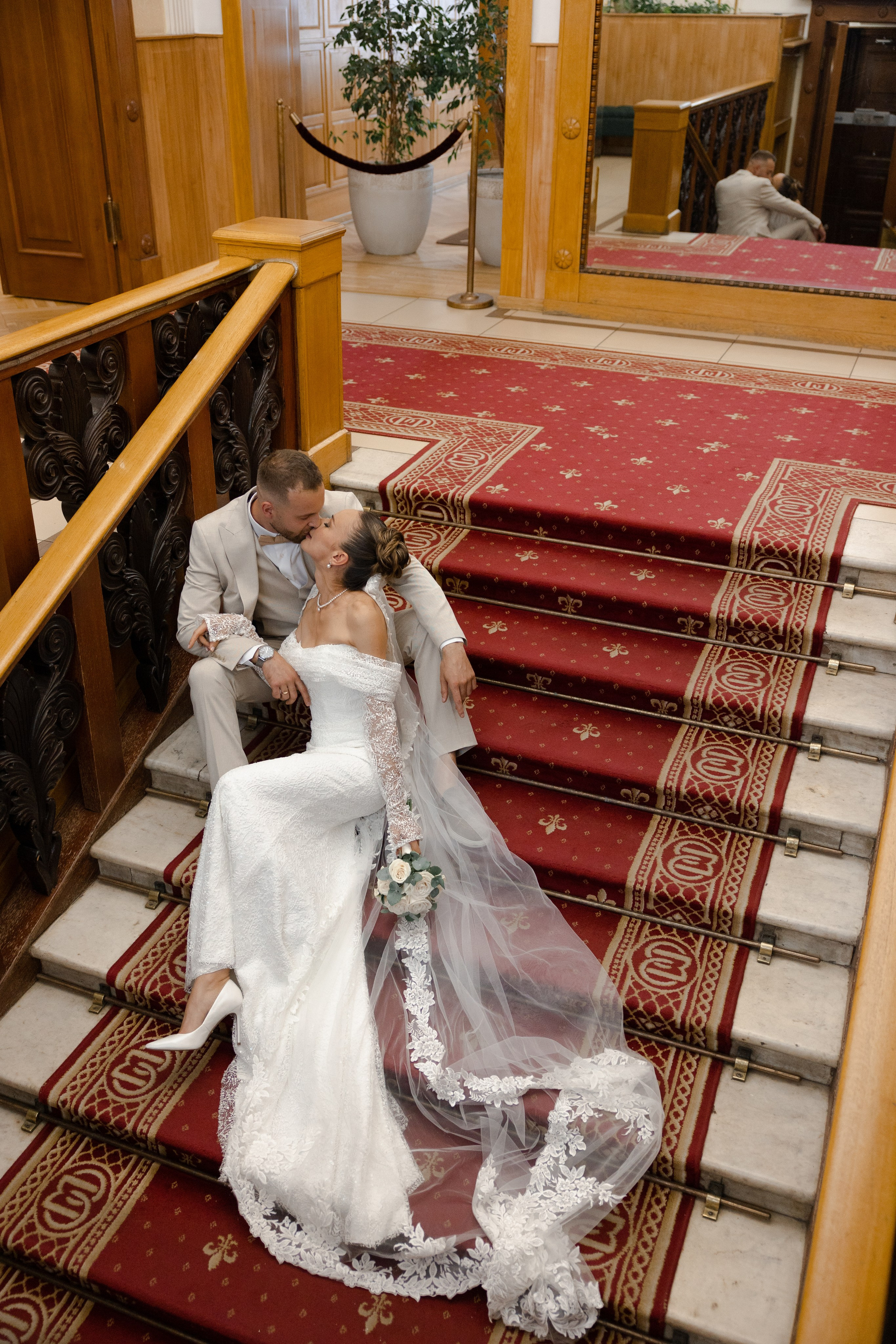 Стильная свадебная фотосессия. Свадебный фотограф в Москве Полина Лелетко