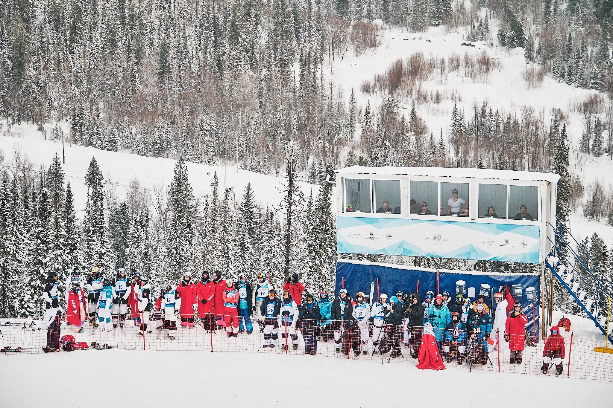 Фотосъемка соревнований по лыжному фристайлу