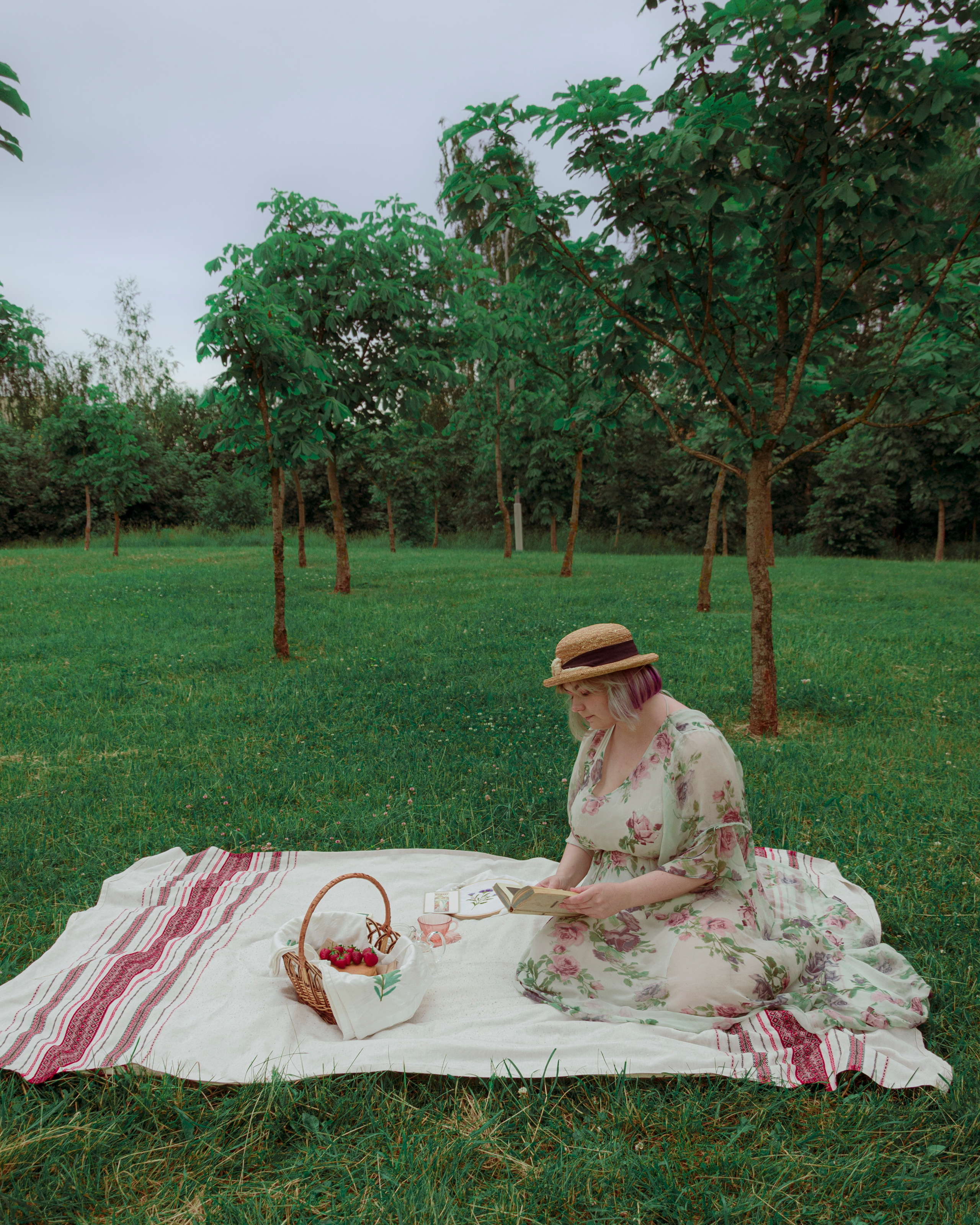 Cottage core picnic. Photographer Barcelona