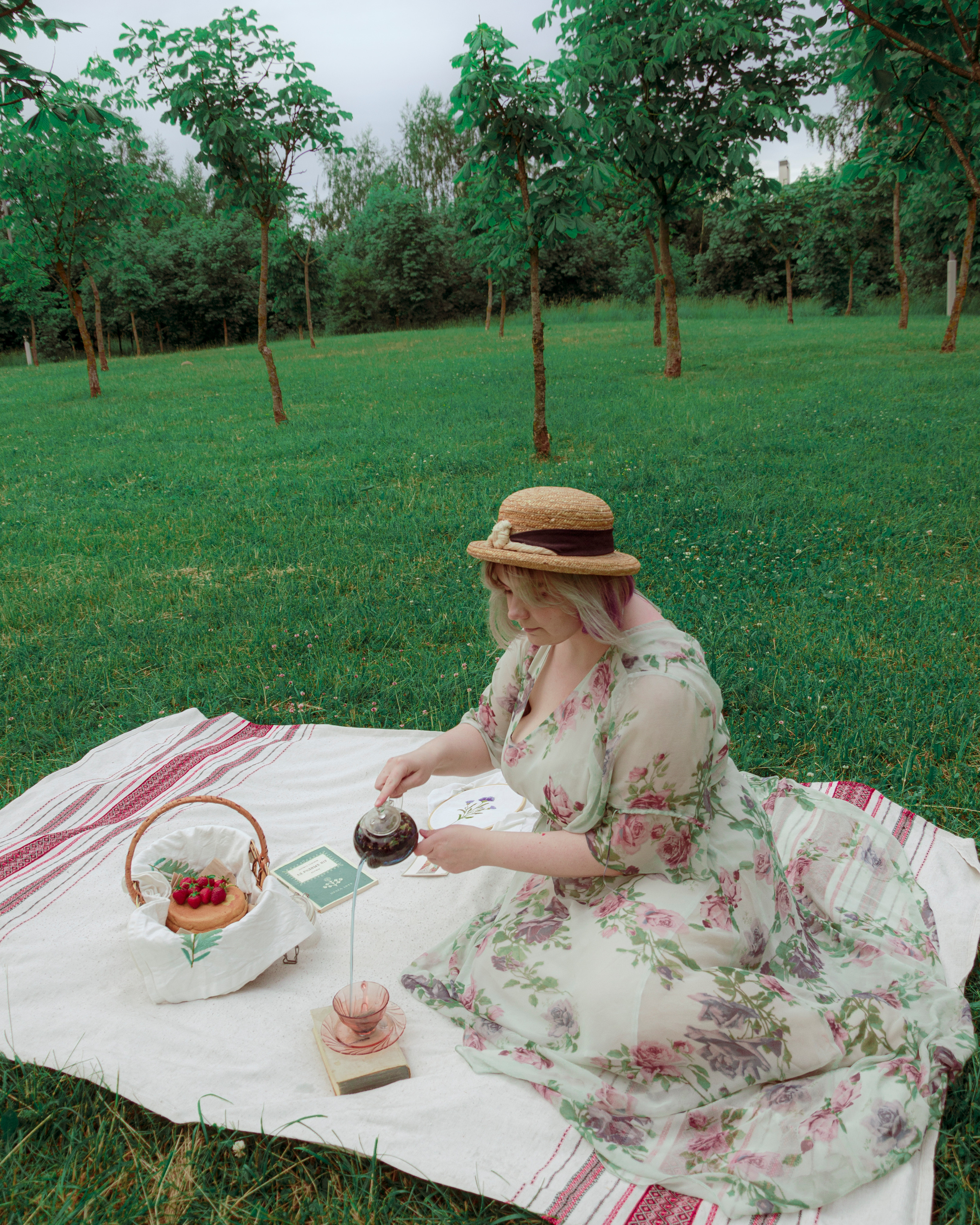 Cottage core picnic. Photographer Barcelona