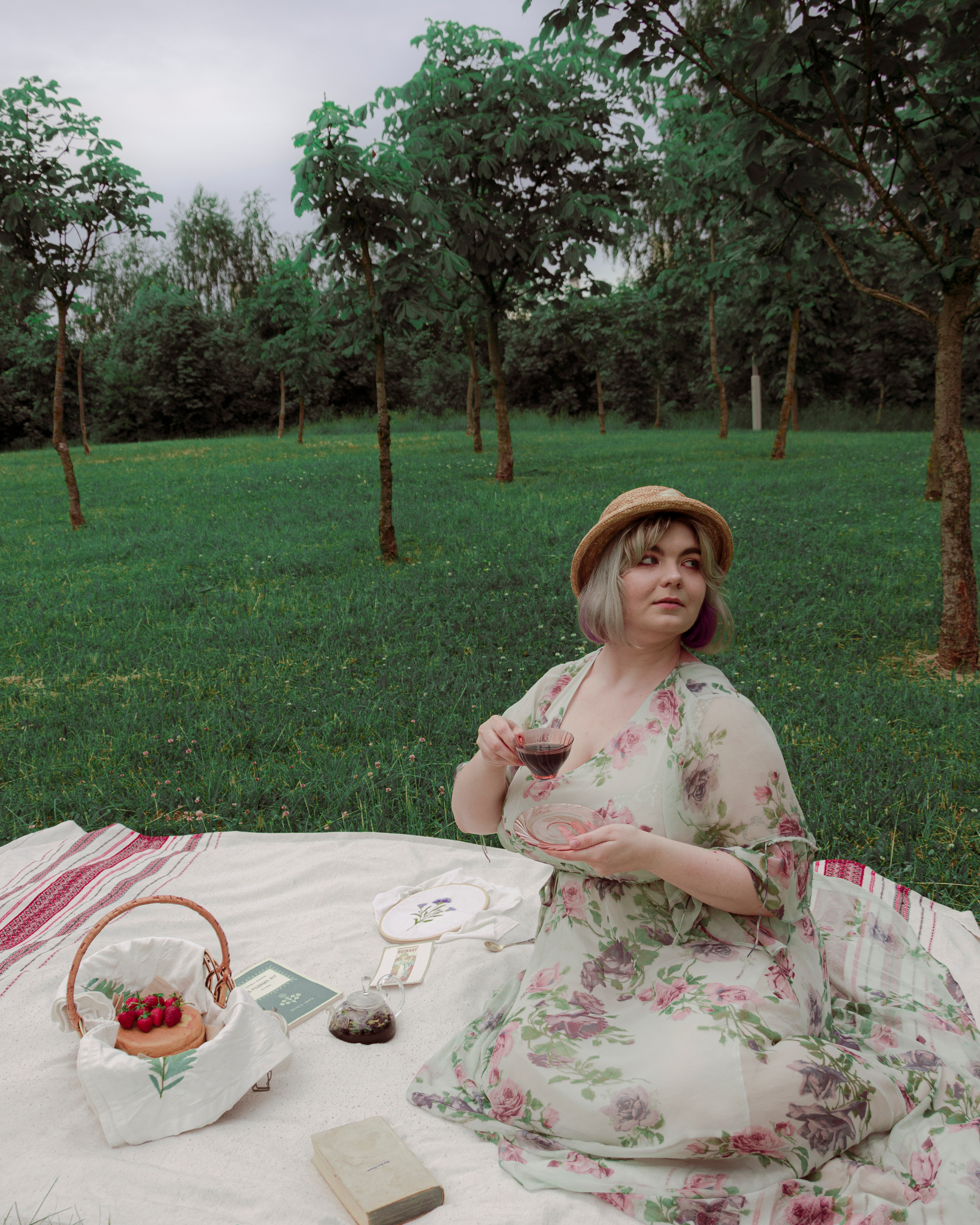 Cottage core picnic. Photographer Barcelona