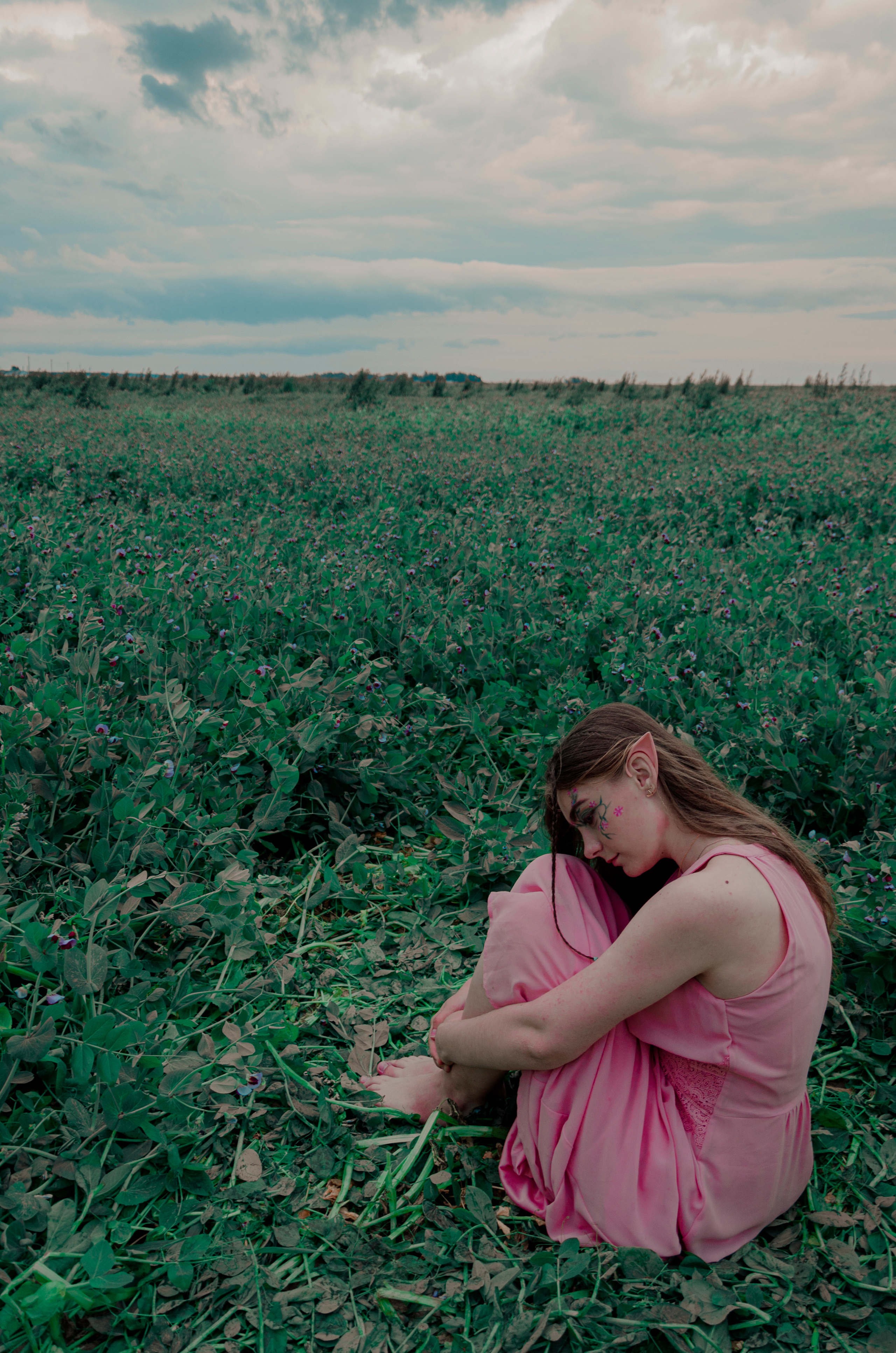 The elf whith the violin. Photographer Barcelona