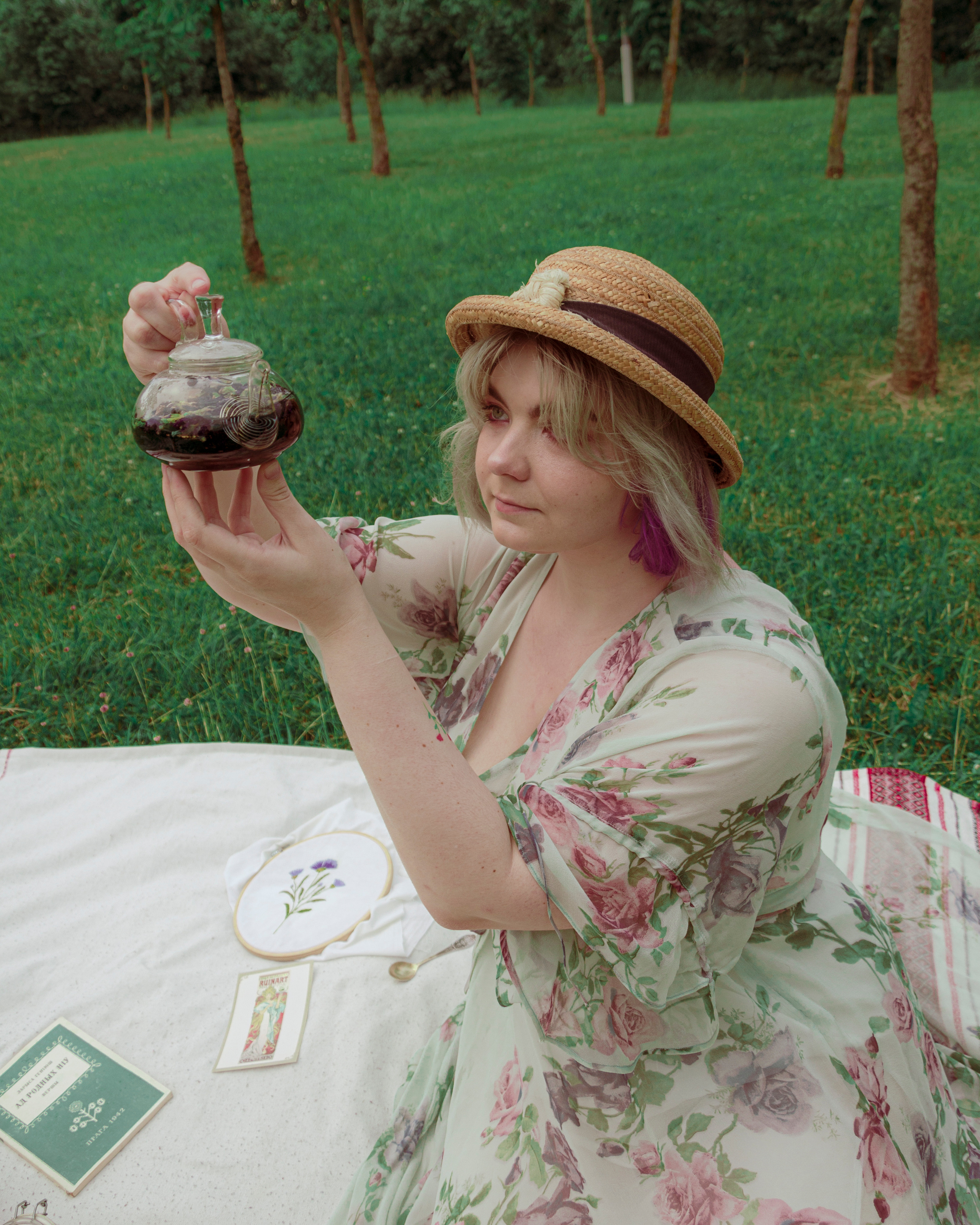 Cottage core picnic. Photographer Barcelona