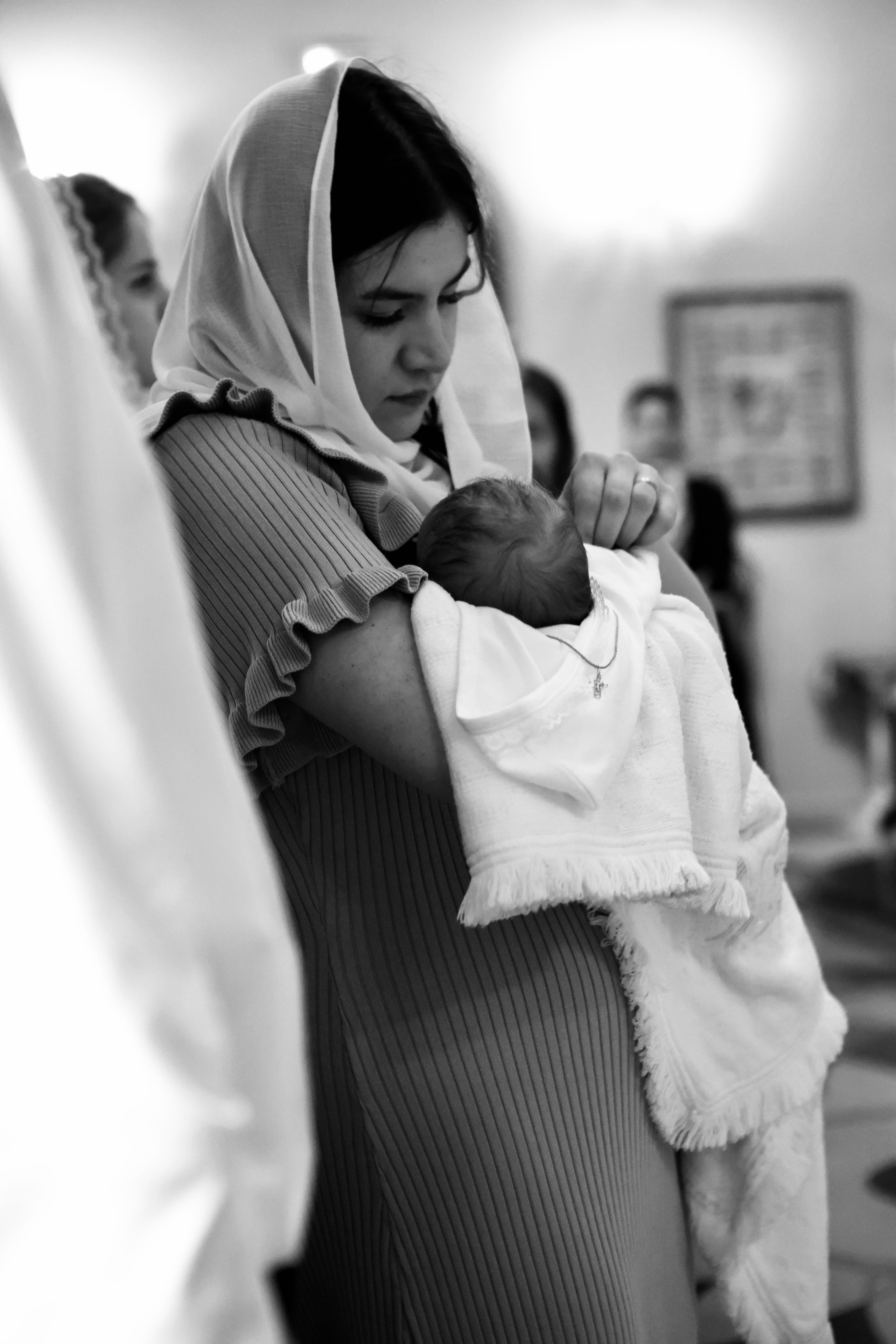 Яна и Максим —крещение Михаила. Фотограф в Курске Смирнов Евгений