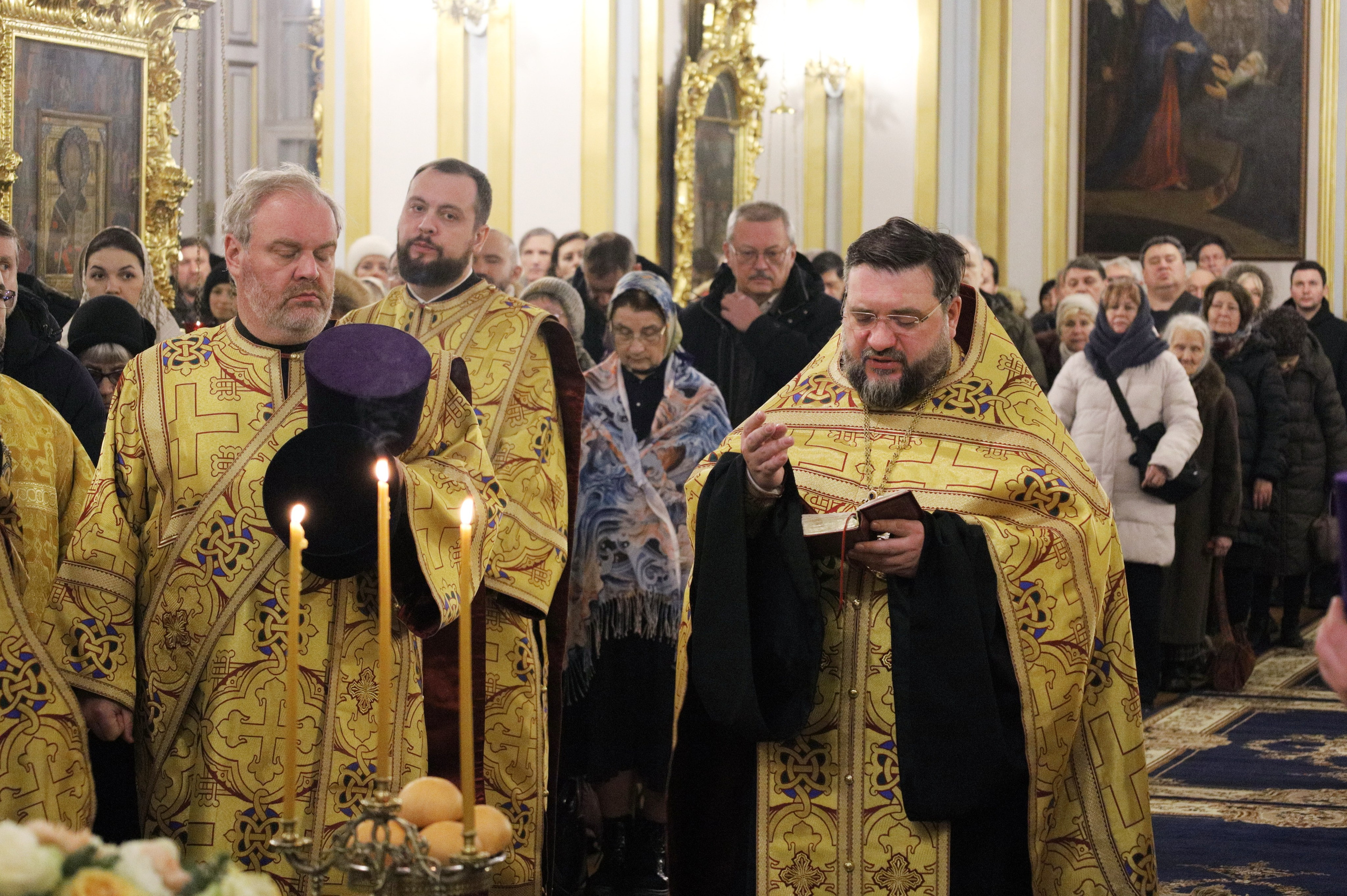 СЛУЖЕНИЕ В КАНУН ДНЯ ПАМЯТИ СВЯТИТЕЛЯ НИКОЛАЯ ЧУДОТВОРЦА. НИКОЛО-БОГОЯВЛЕНСКИЙ МОРСКОЙ СОБОР