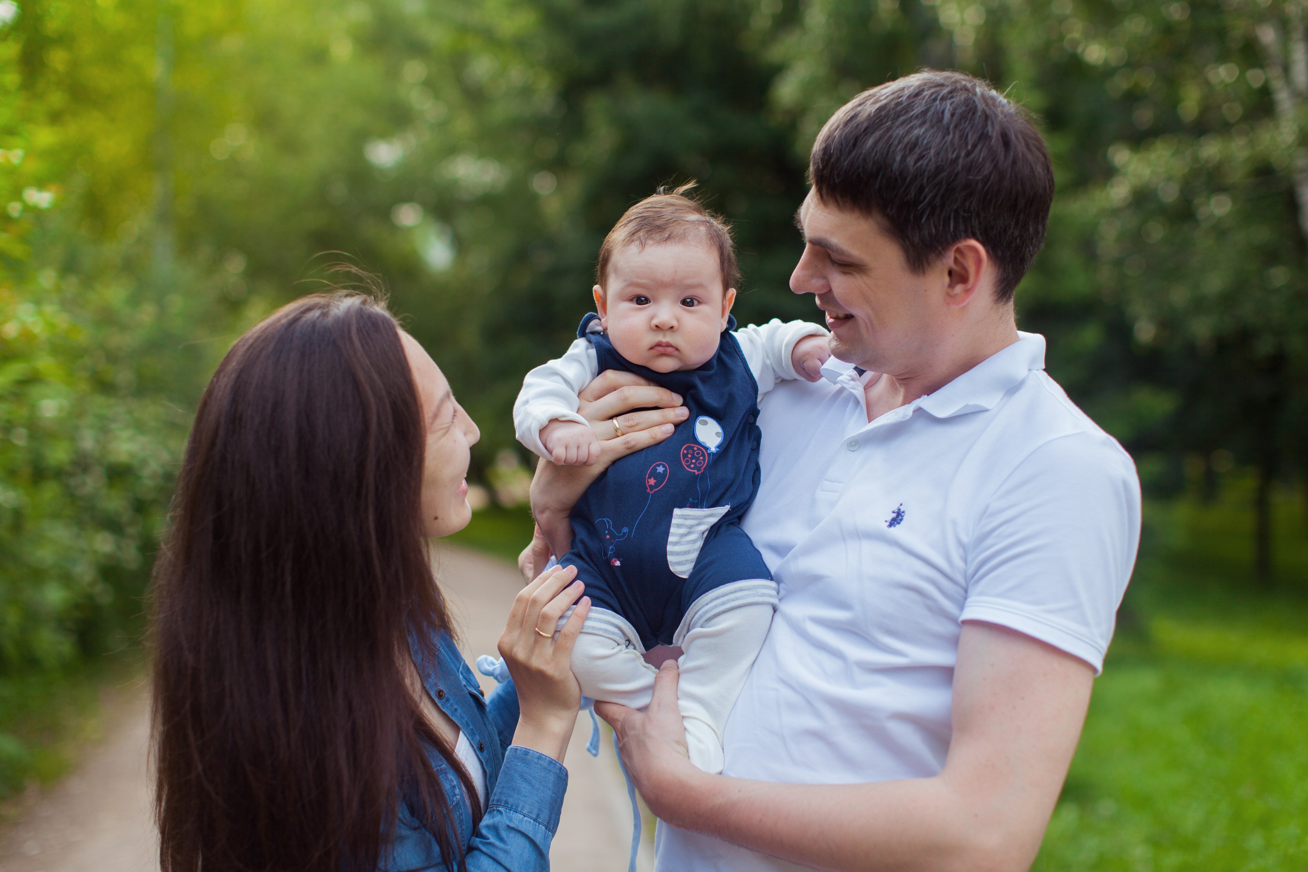 Элина, Максим и Родион. Фотограф на Крещение, семейный фотограф в Москве