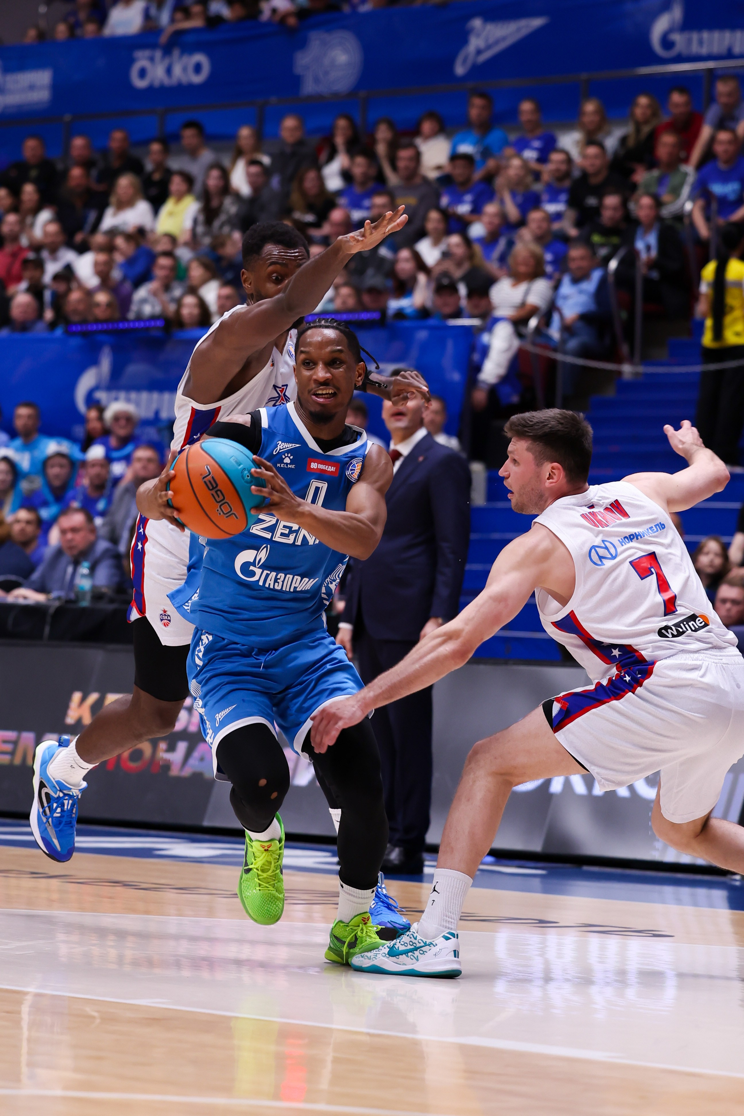 БК «Зенит» — ПБК «ЦСКА» финал ЕЛ ВТБ 5 игра 06.06.2025. Спортивный и репортажный фотограф Антон Тереханов