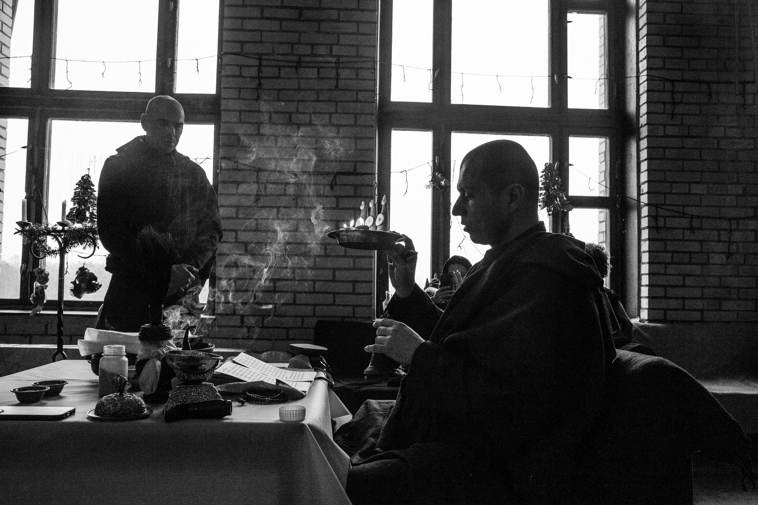 Строительство Ступы в Яхроме. Фотография, как она есть