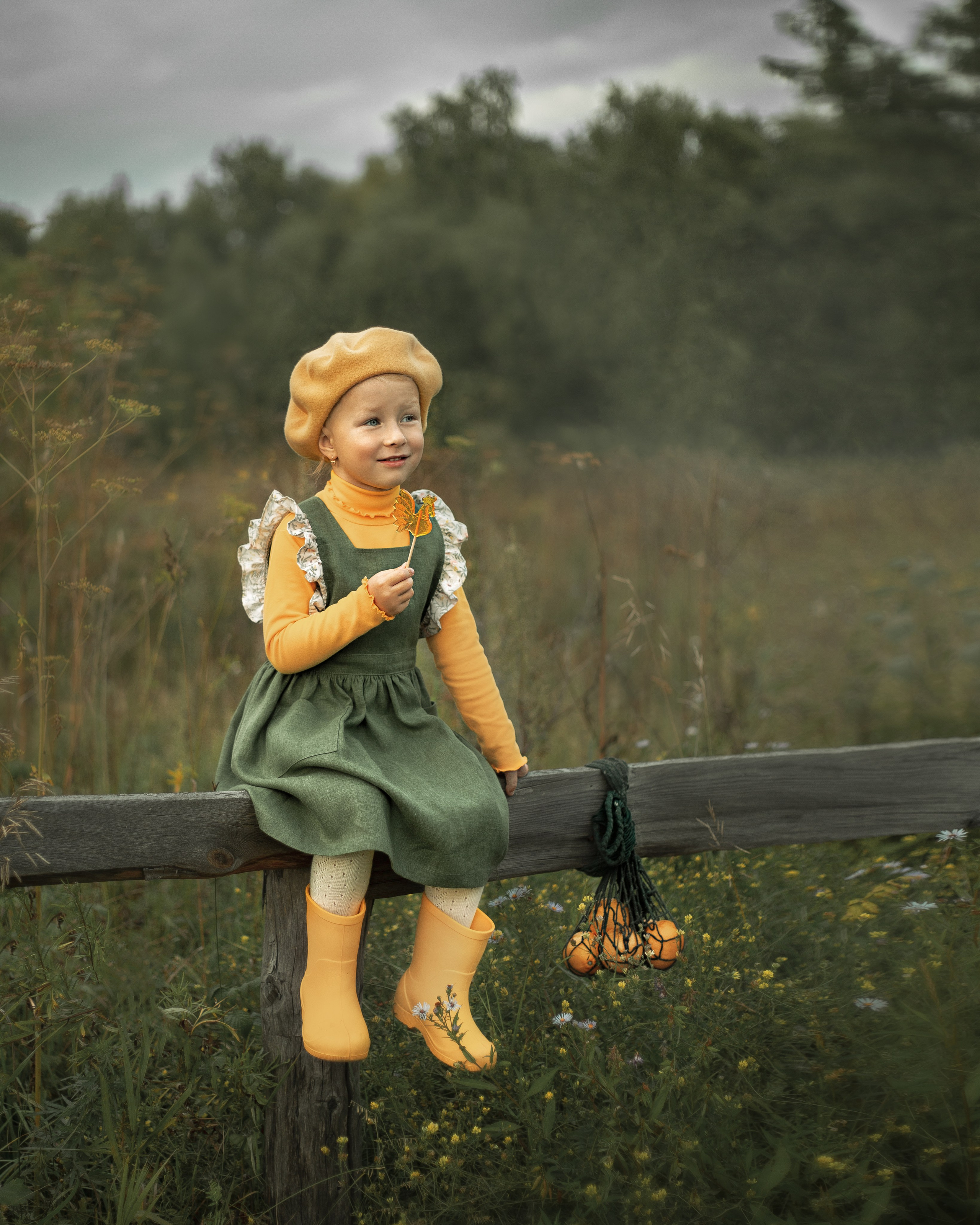 Художественный портрет на свежем воздухе. Фотограф в Новосибирске Краснова Евгения