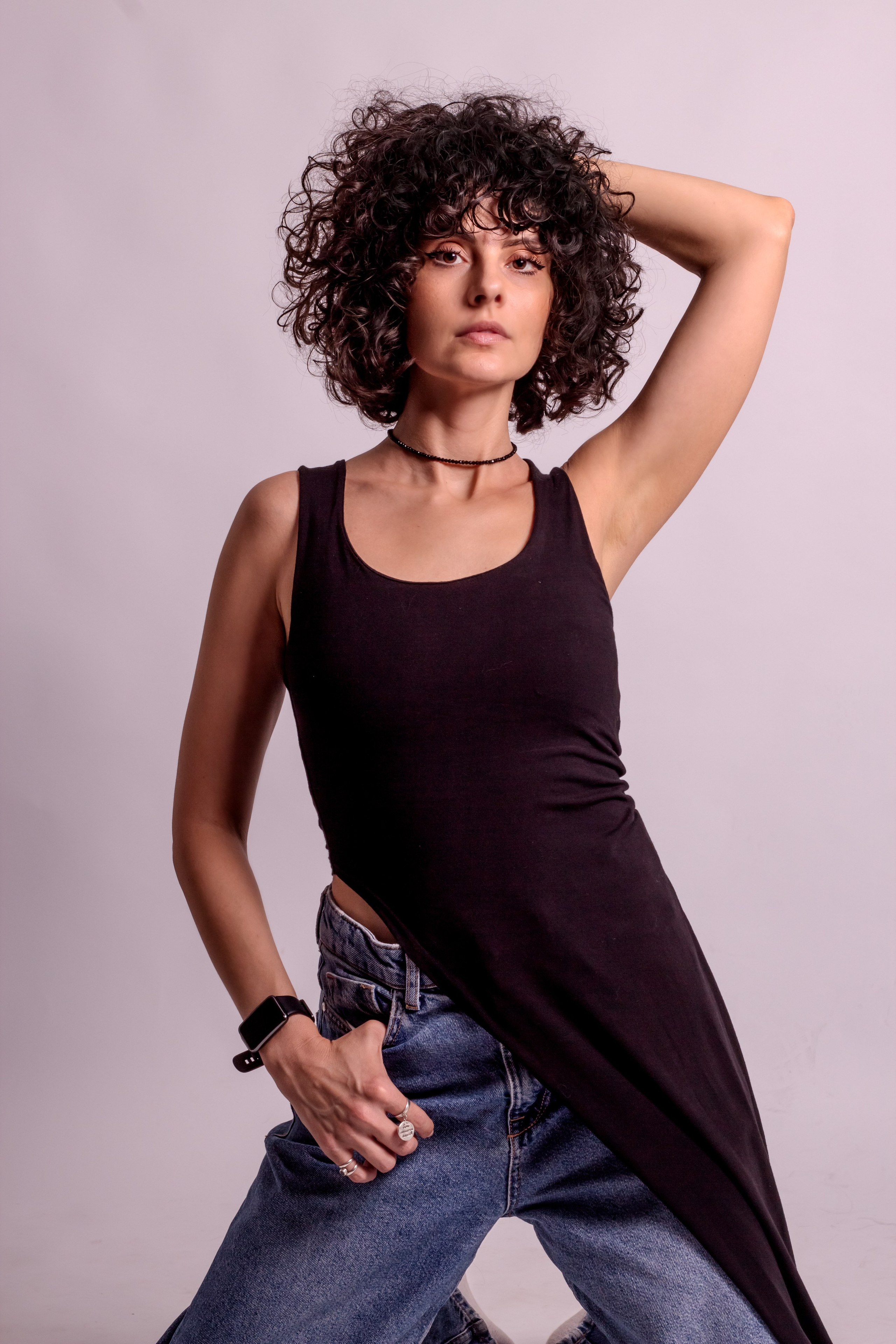 Studio photo shooting