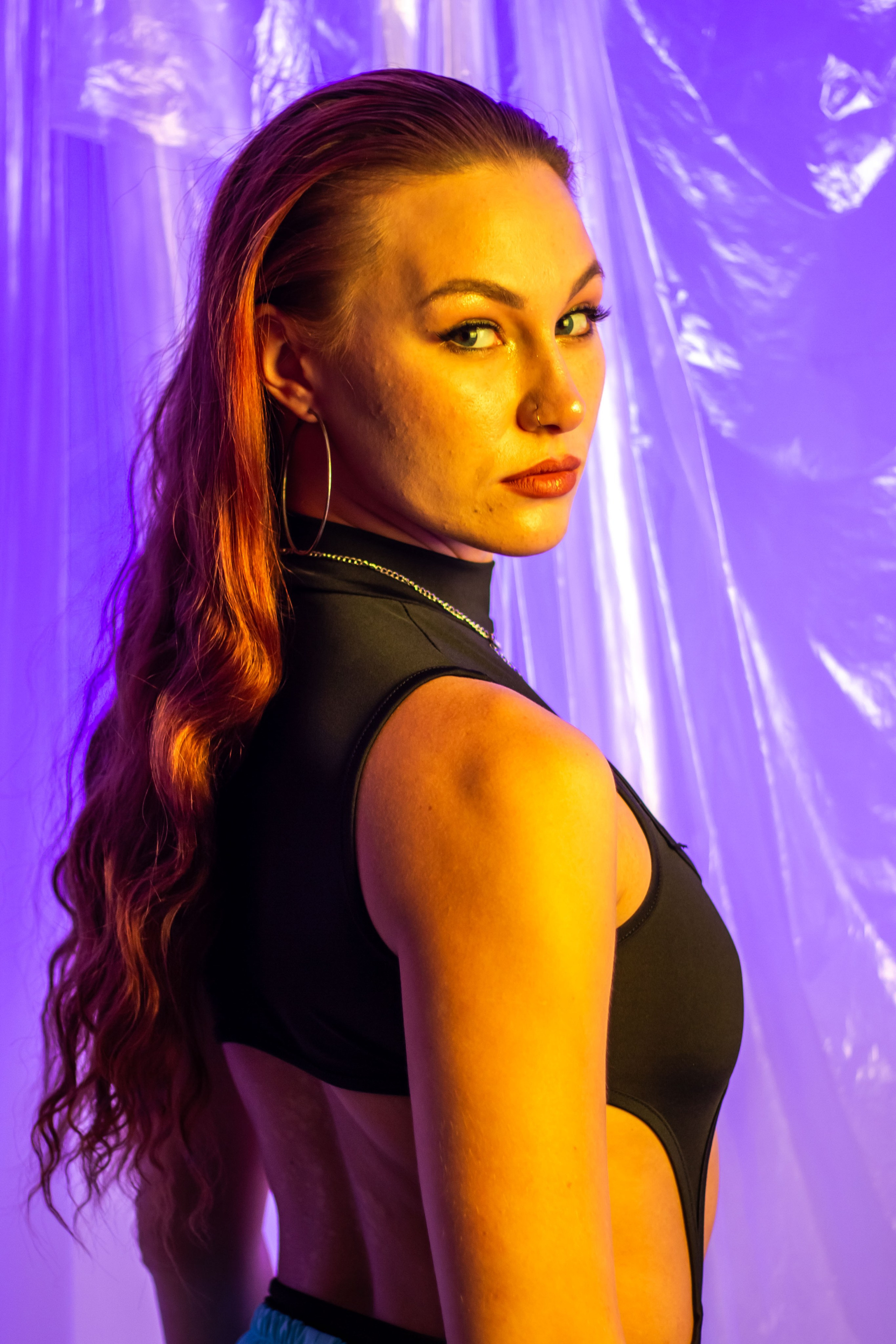 Studio photo shooting