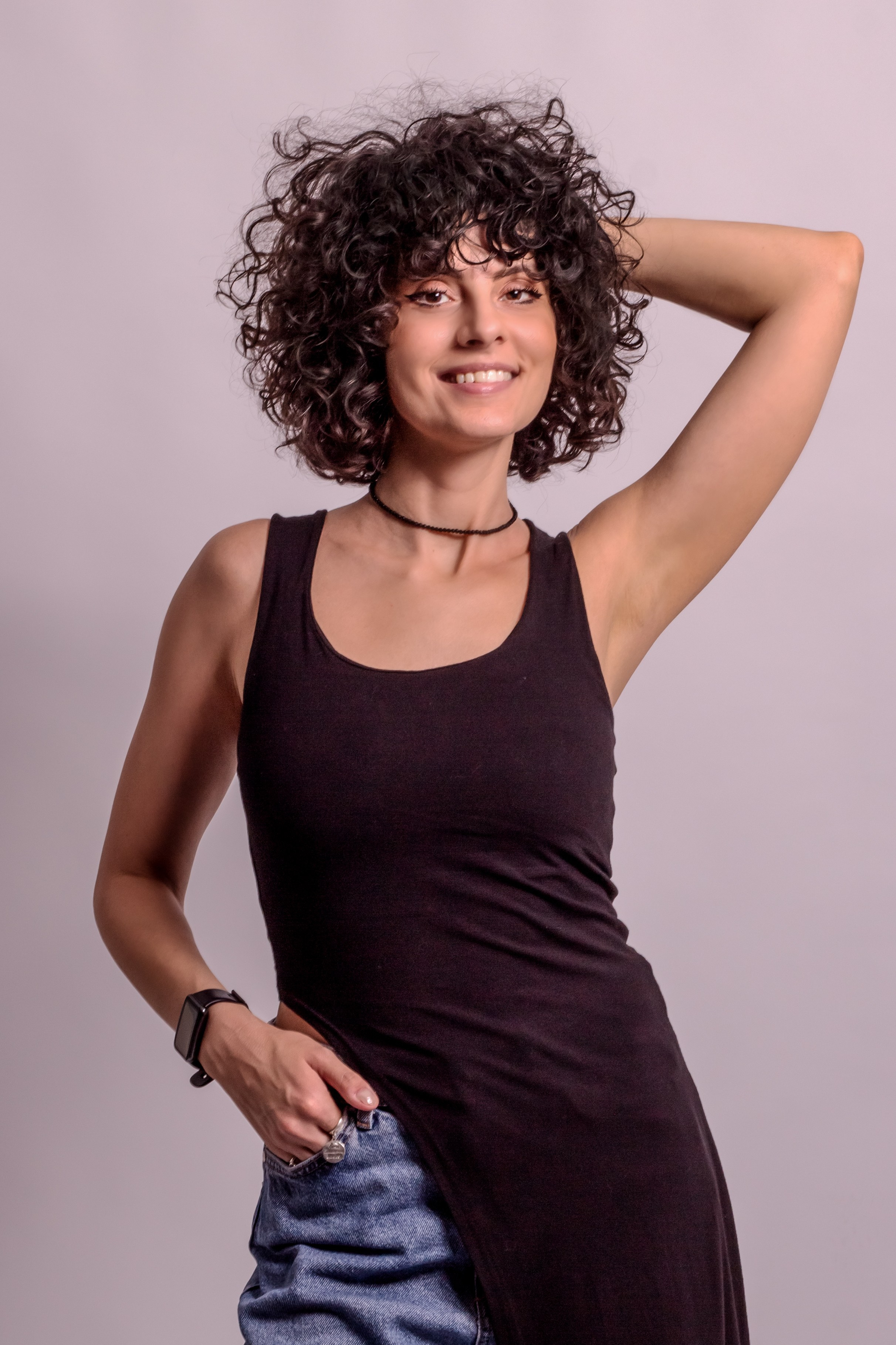Studio photo shooting