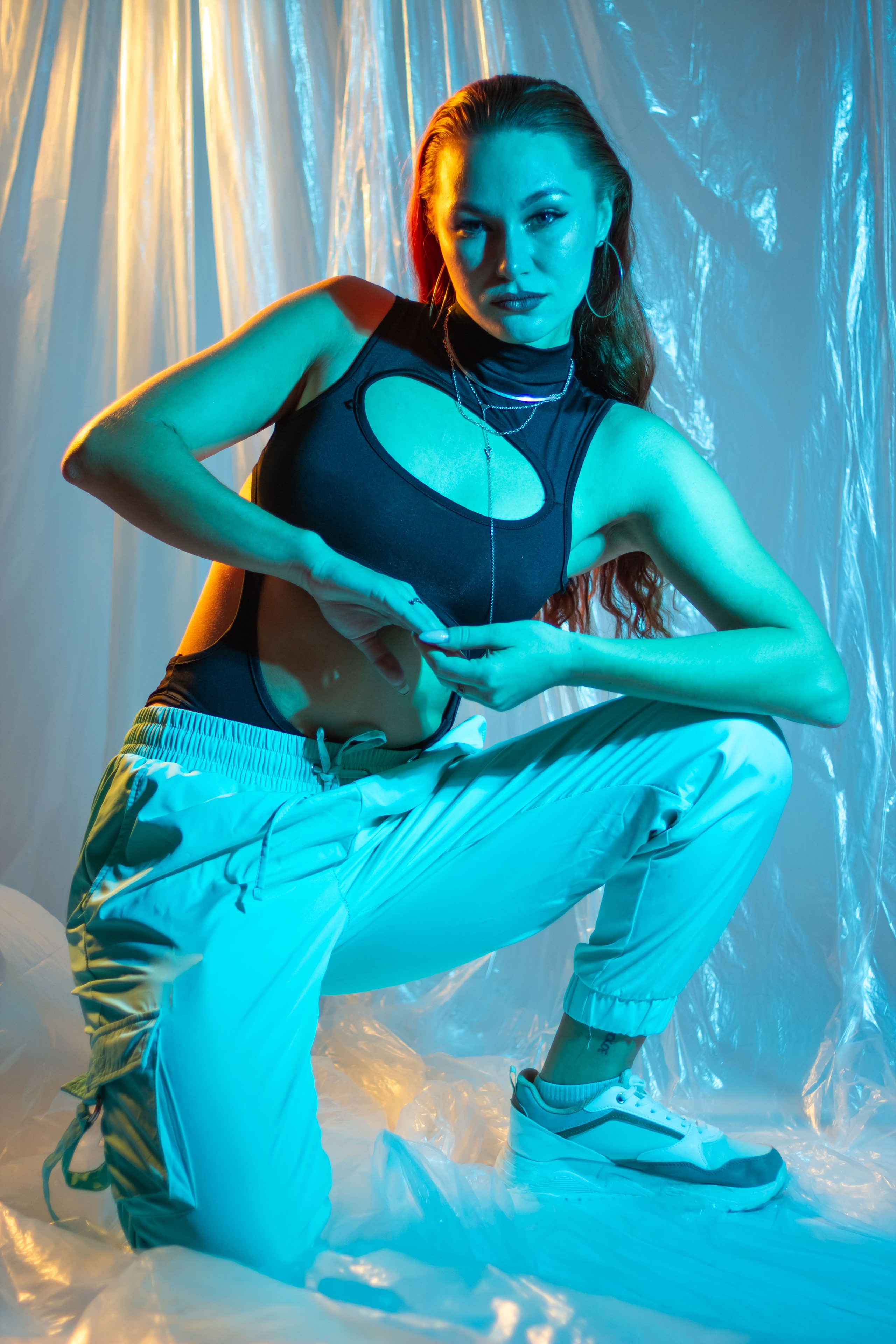 Studio photo shooting
