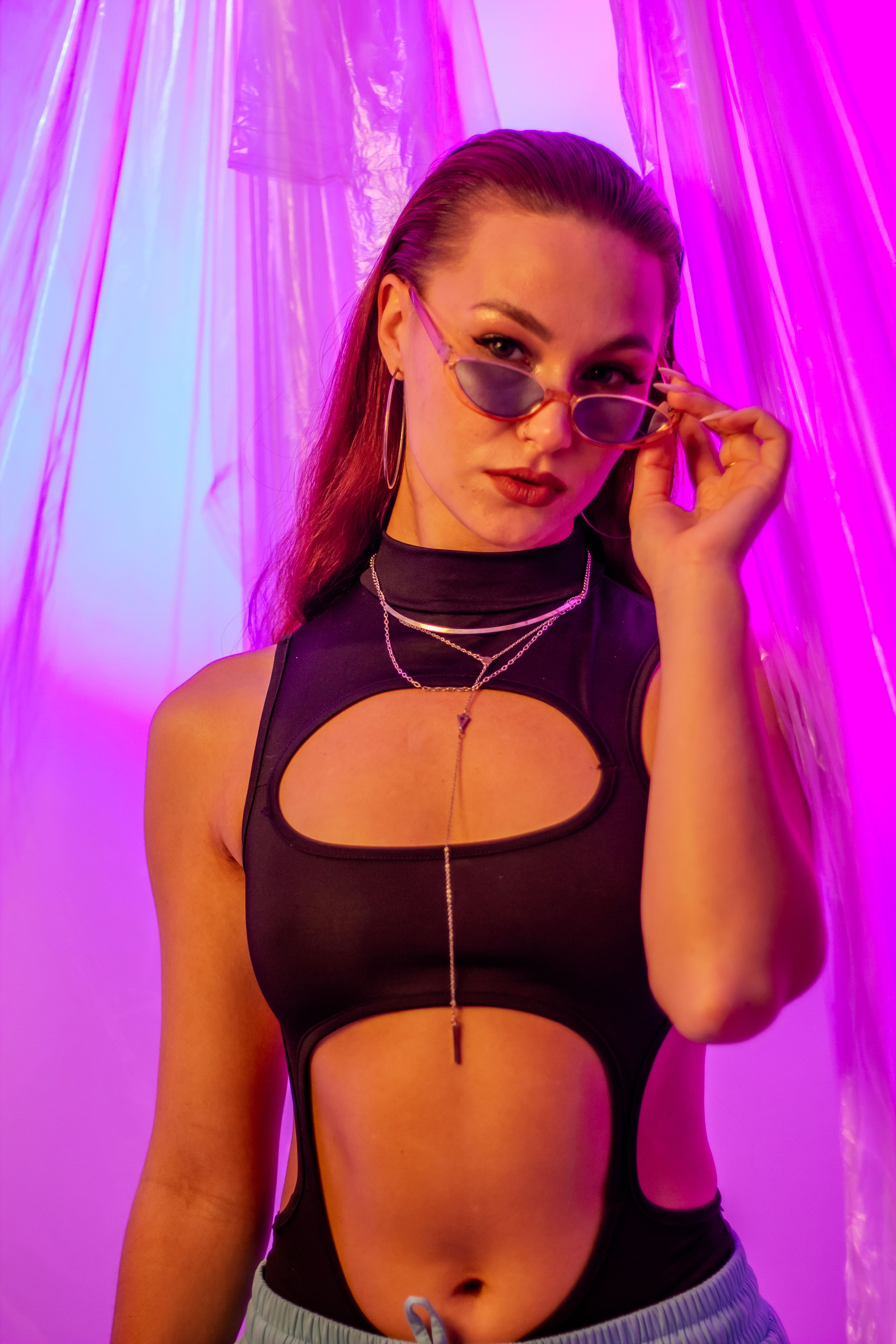 Studio photo shooting