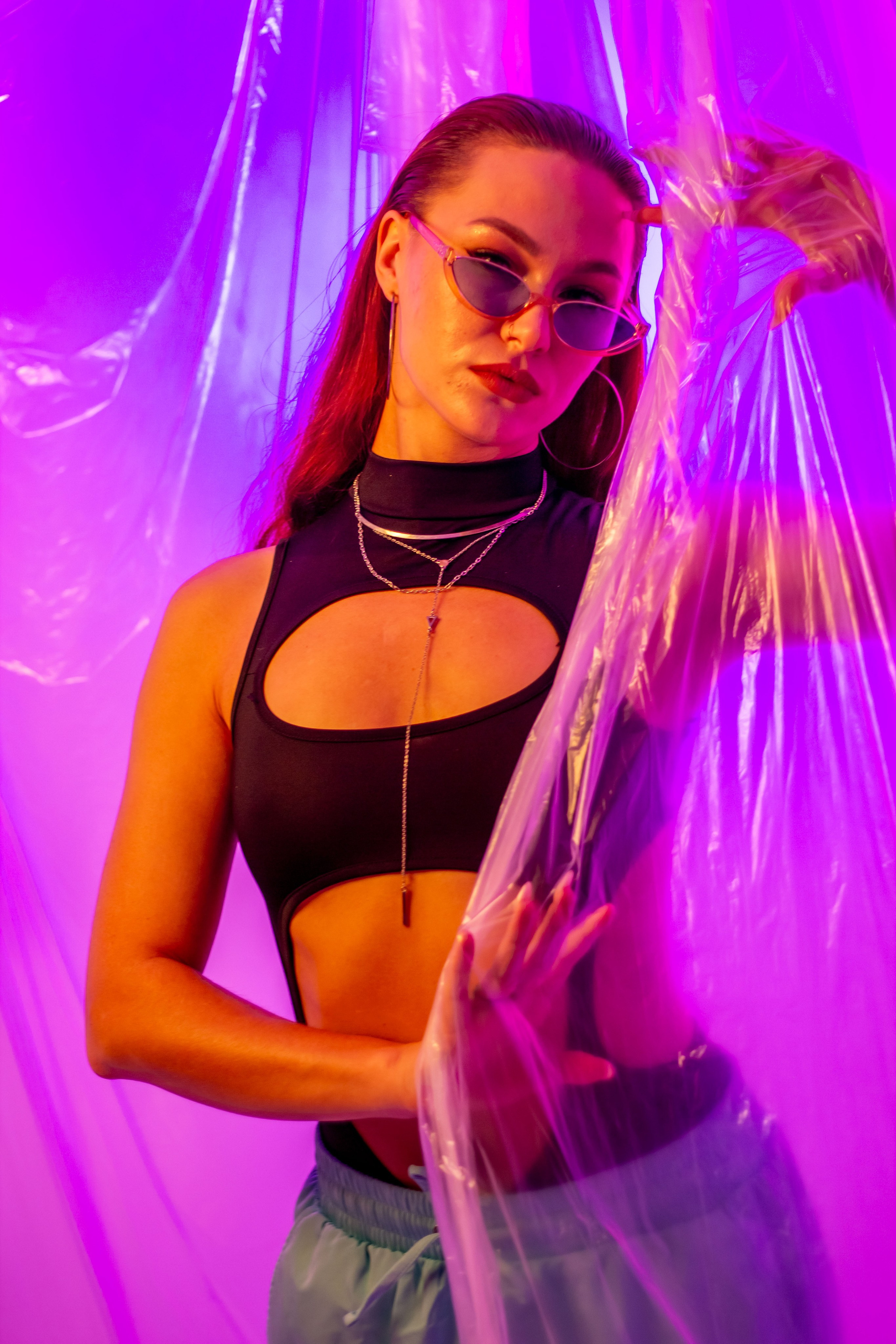 Studio photo shooting