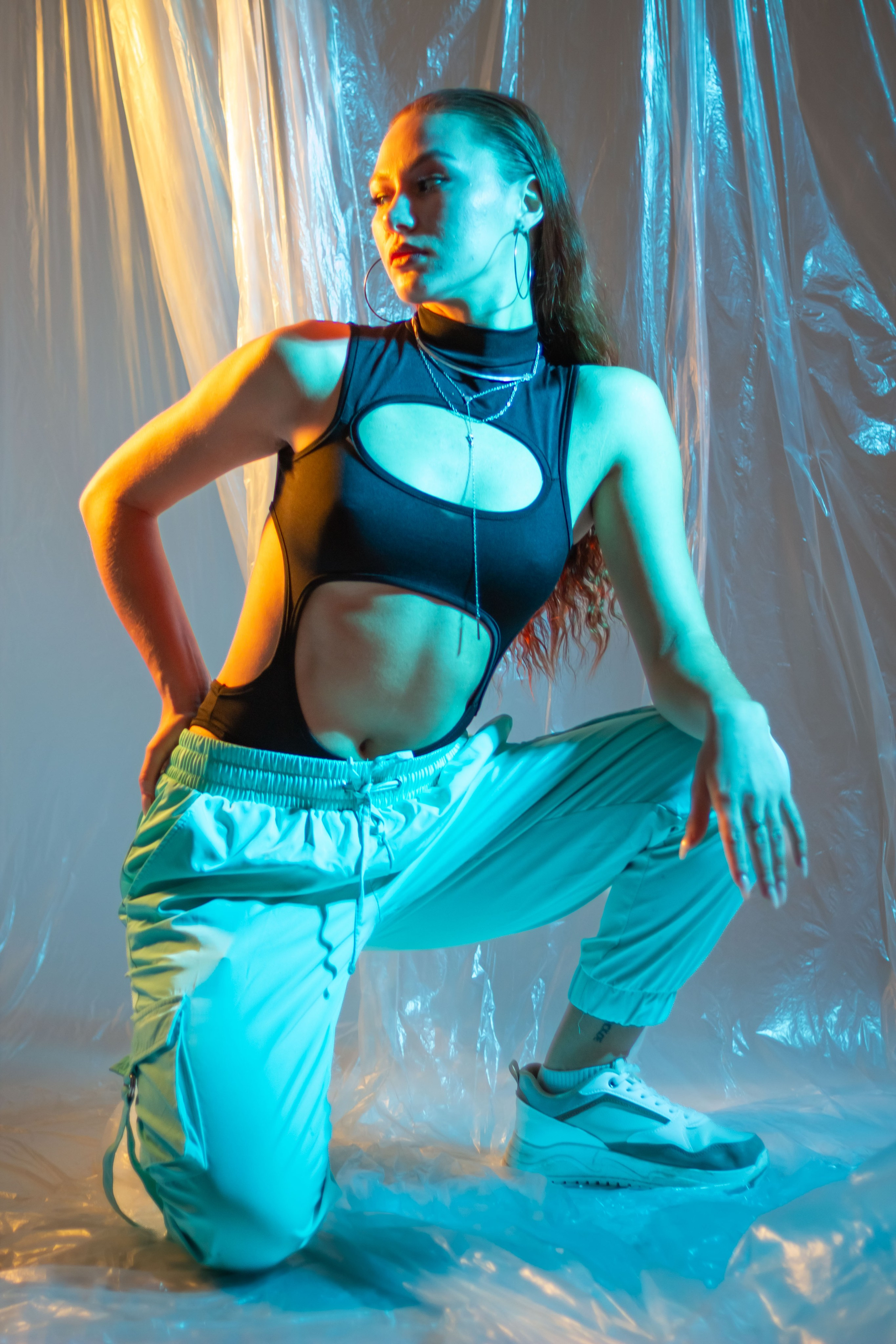 Studio photo shooting