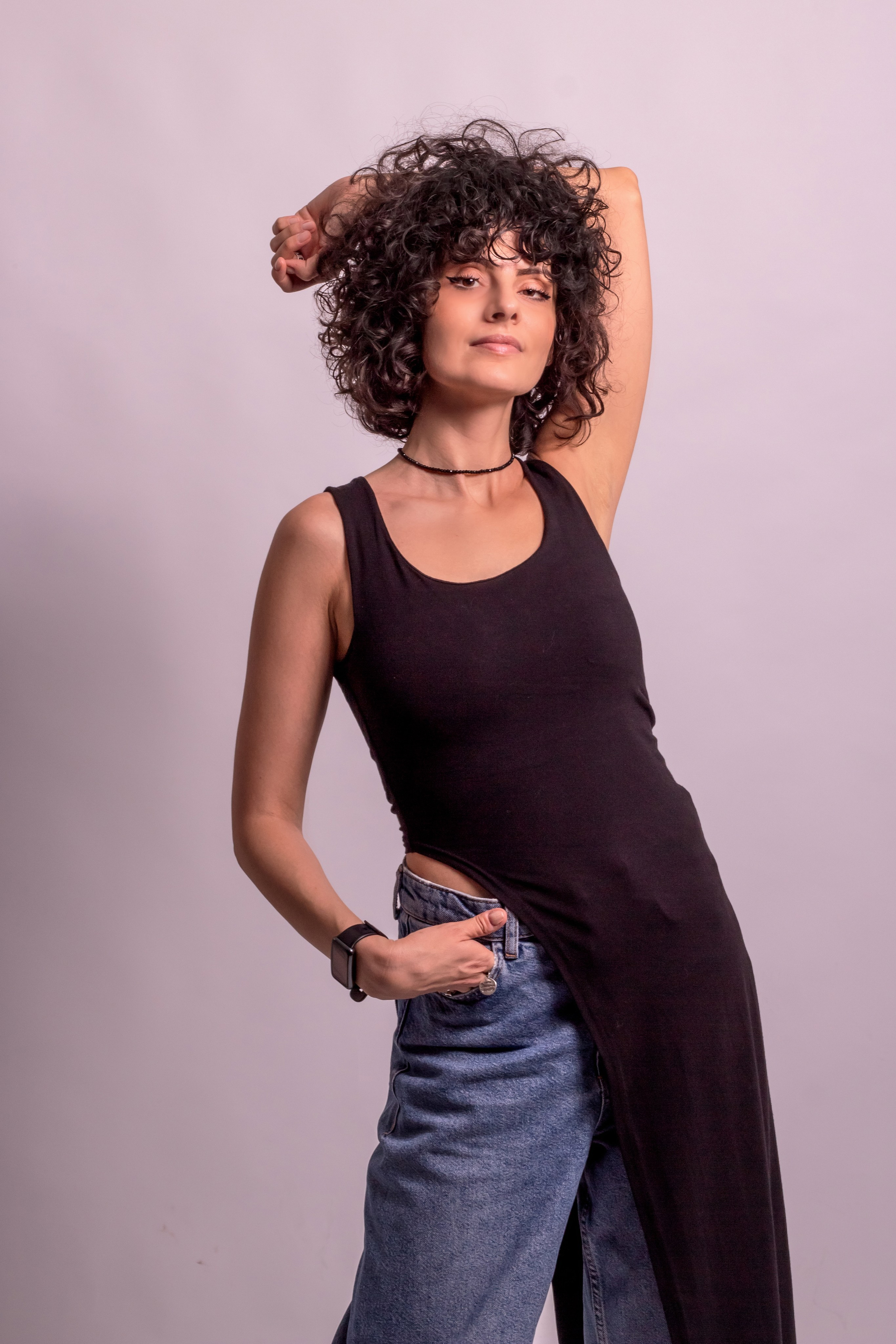 Studio photo shooting