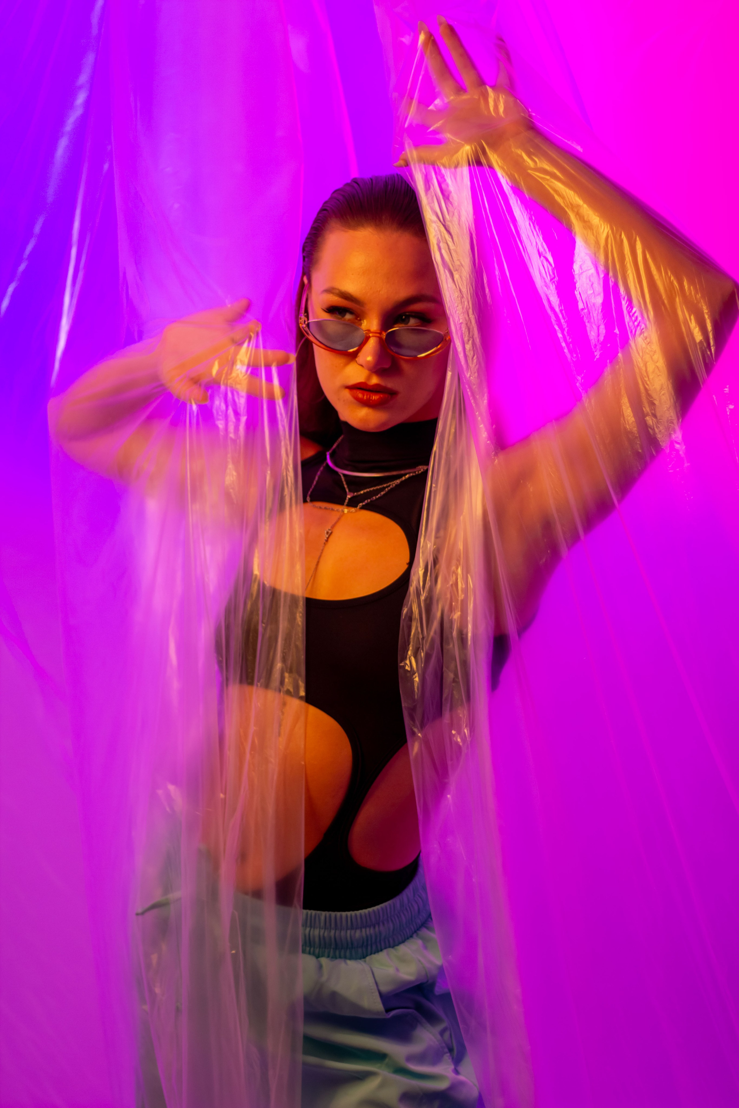 Studio photo shooting