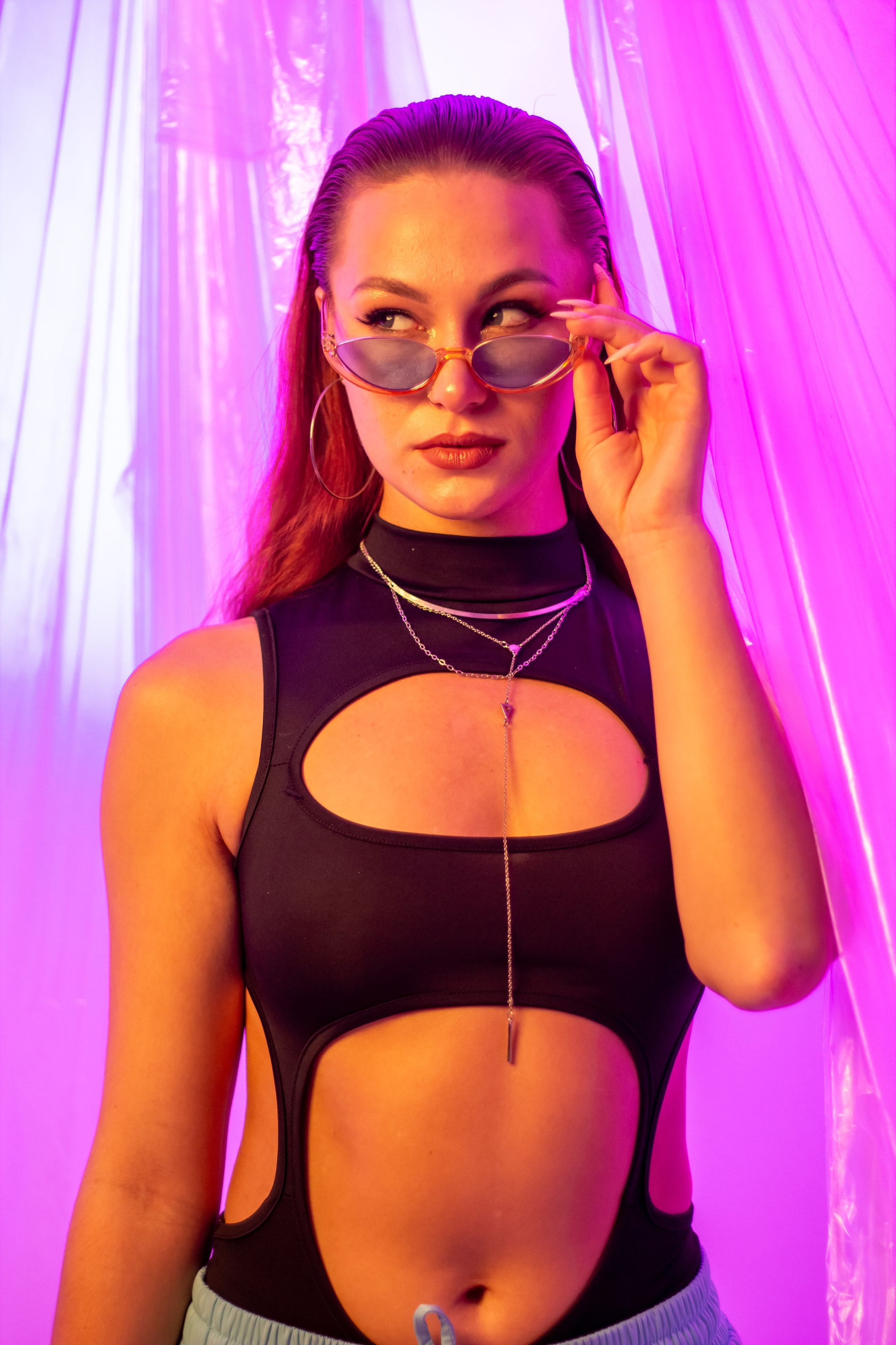 Studio photo shooting