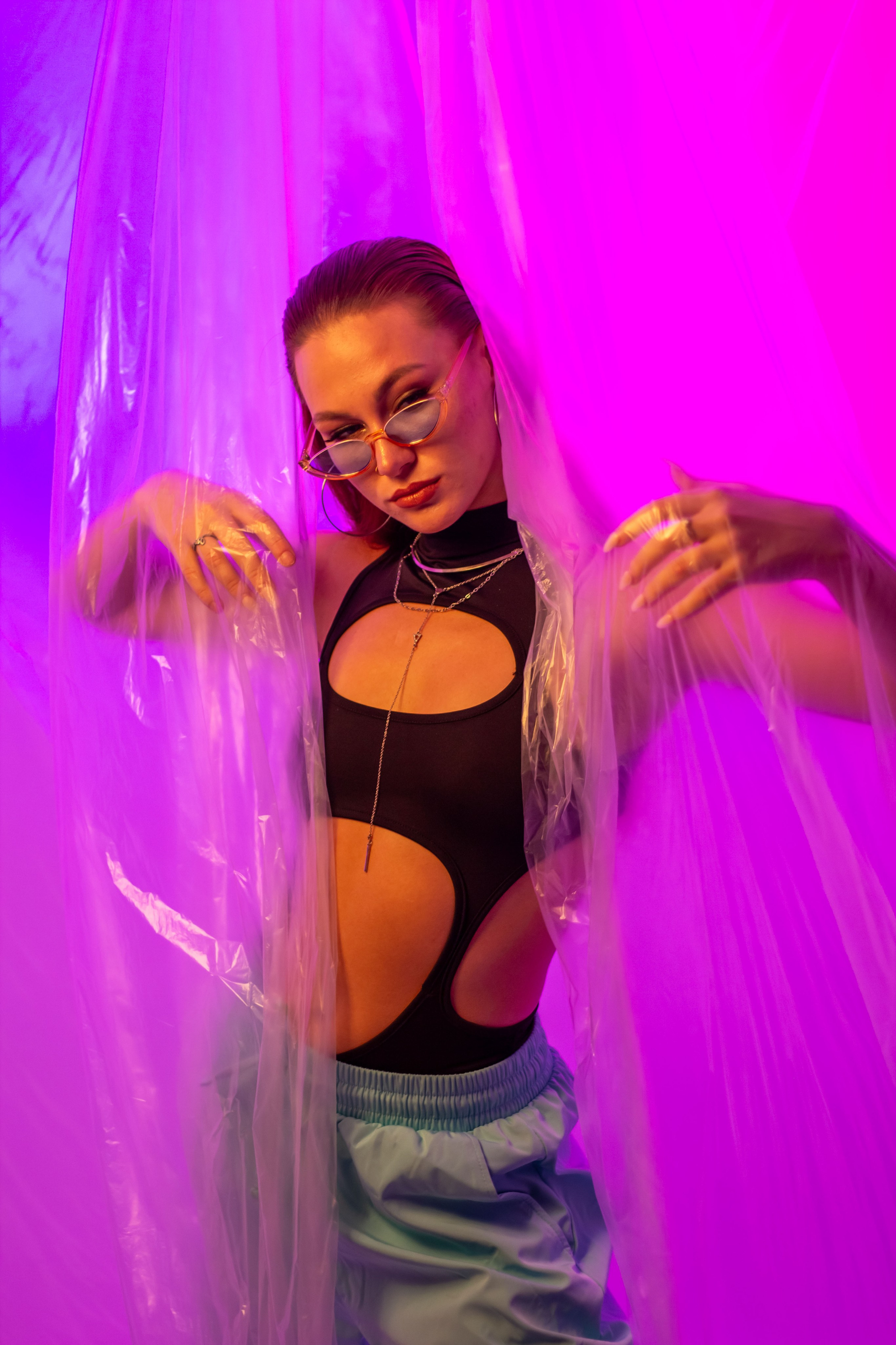 Studio photo shooting
