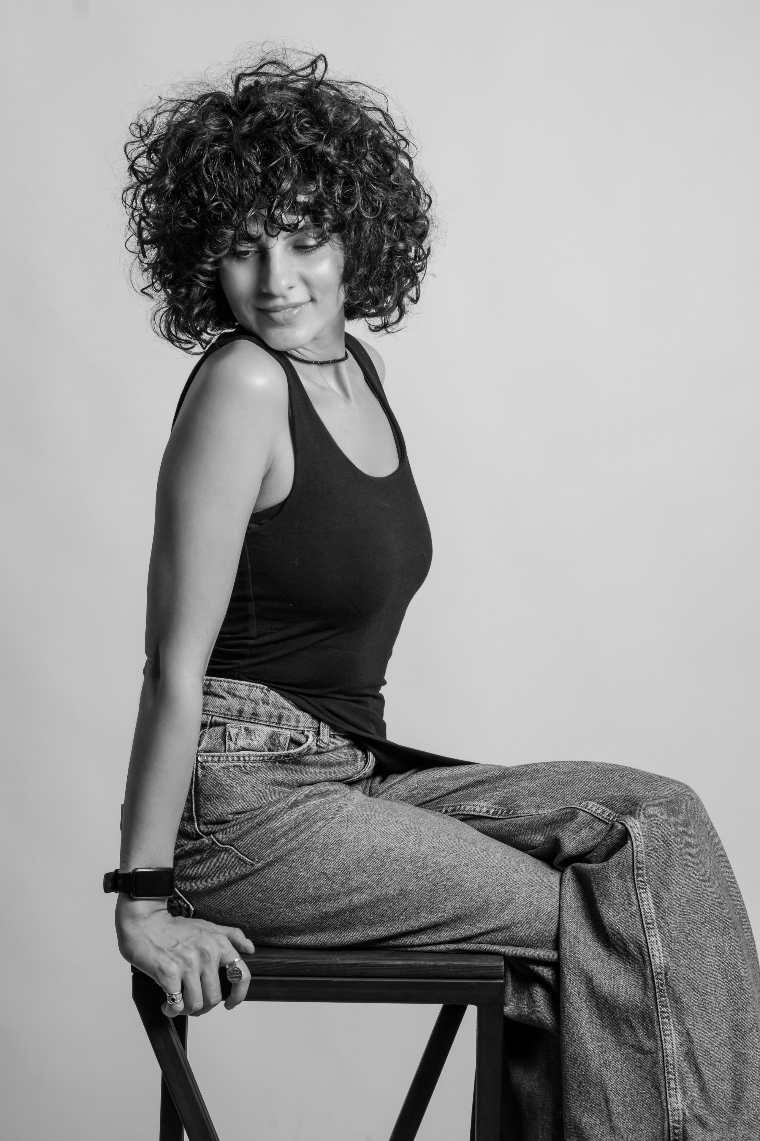 Studio photo shooting