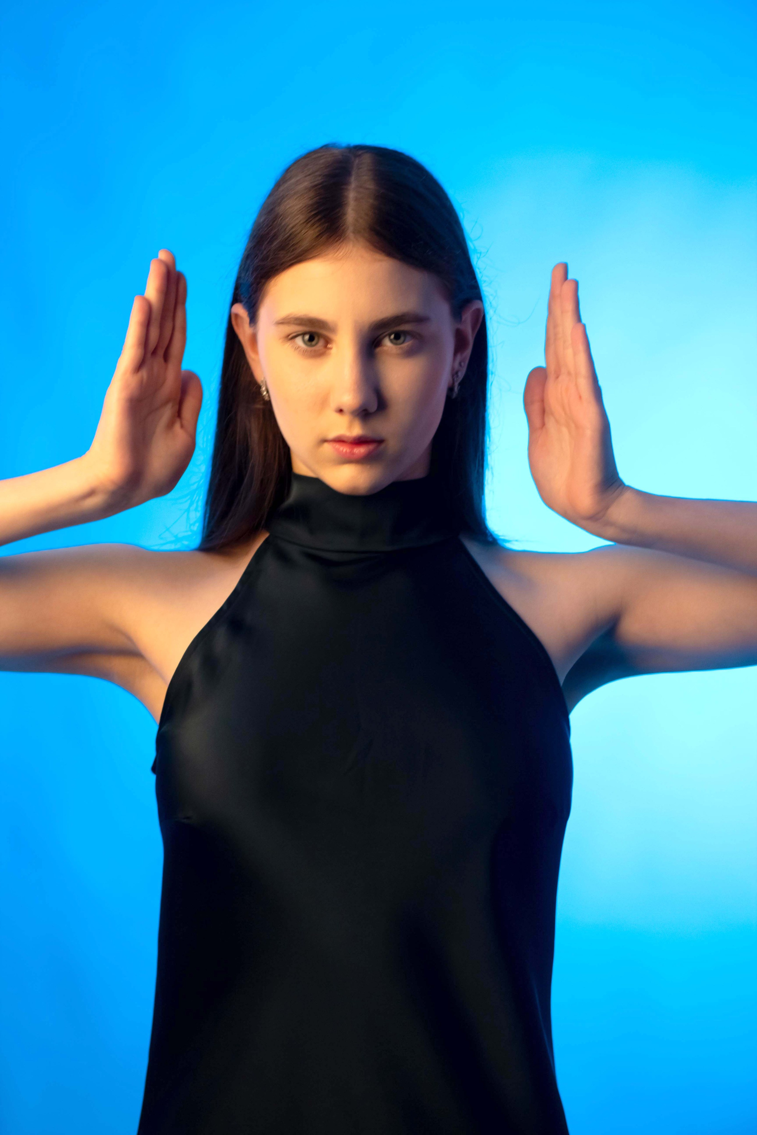 Studio photo shooting