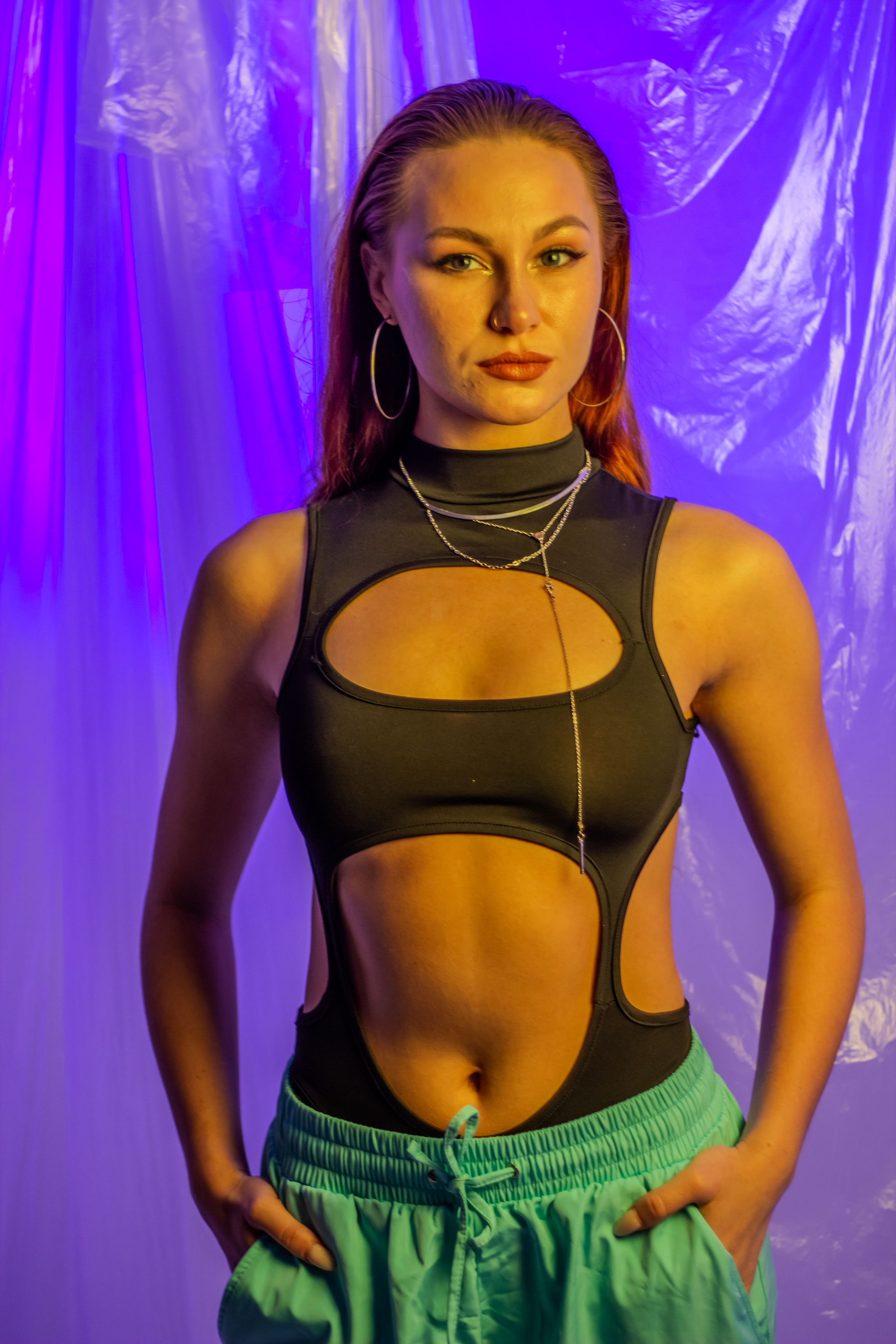 Studio photo shooting